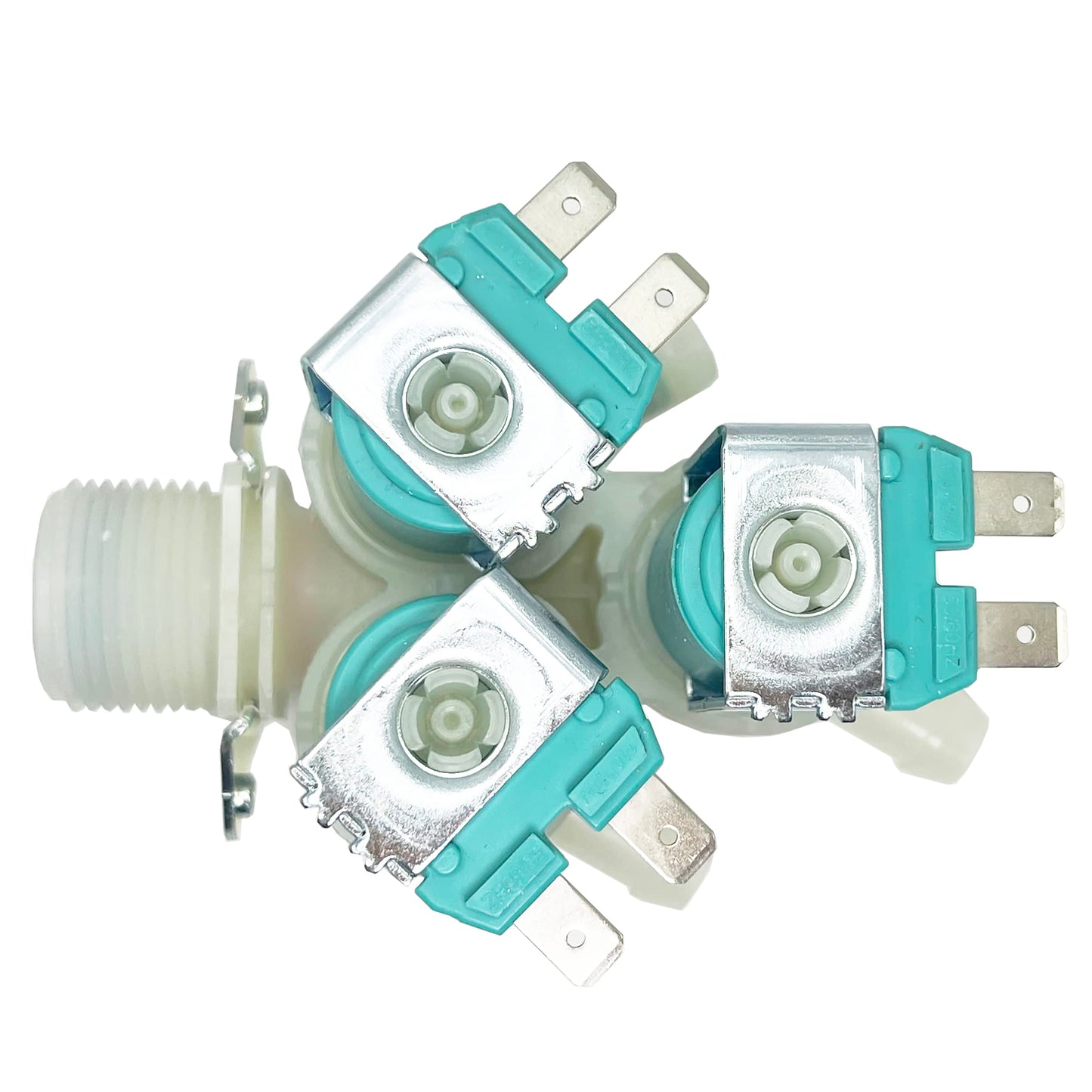 Washer Water Inlet Valve 5221ER1003A&5220FR2006H set Package for LG WM5000HWA WM9000HVA WM9000HWA WM3670HWA WM2677HWM WM3050CW WM2077CW WM2016CW/00 WM3570HVA/01 WM3370HWA/00 WM2233HW/00 WM2140CW
