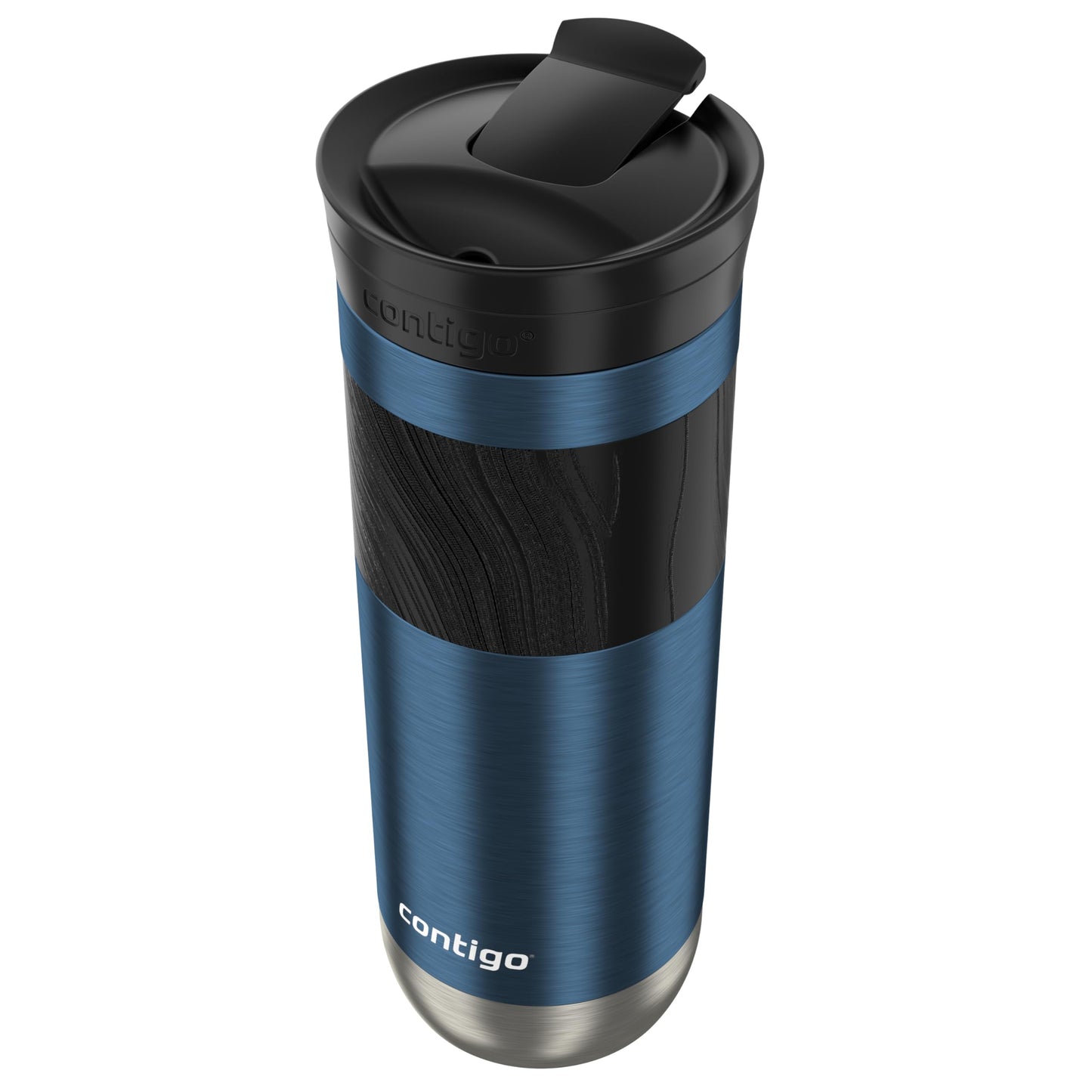 Contigo Byron 2.0 Stainless Steel Travel Mug with Snapseal Lid and Grip 20oz, Blueberry, Great for hot and cold beverages