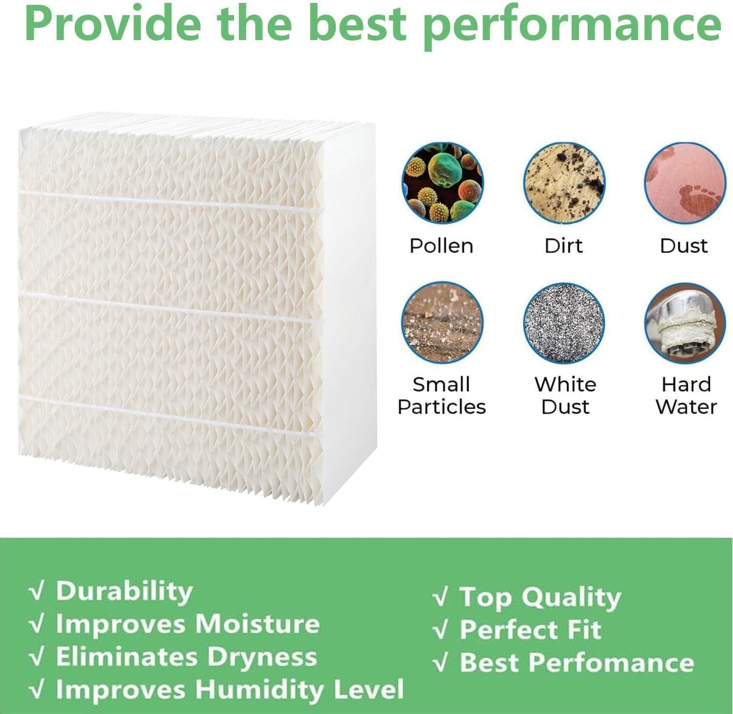 ITidyHome-2 Pack 1043 Humidifier Filter Replacement for Essick Air AIRCARE EP9500 EP9700 EP9800 EP9R500 EP9R800 821000 826000 826800 831000 and Bemis Spacesaver 800 8000 Series Humidifiers