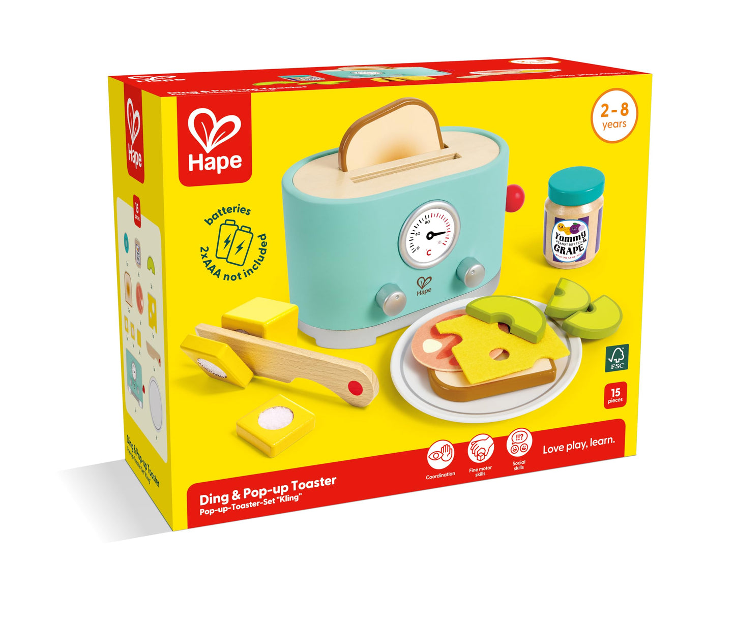 Hape Ding & Pop-Up Toaster