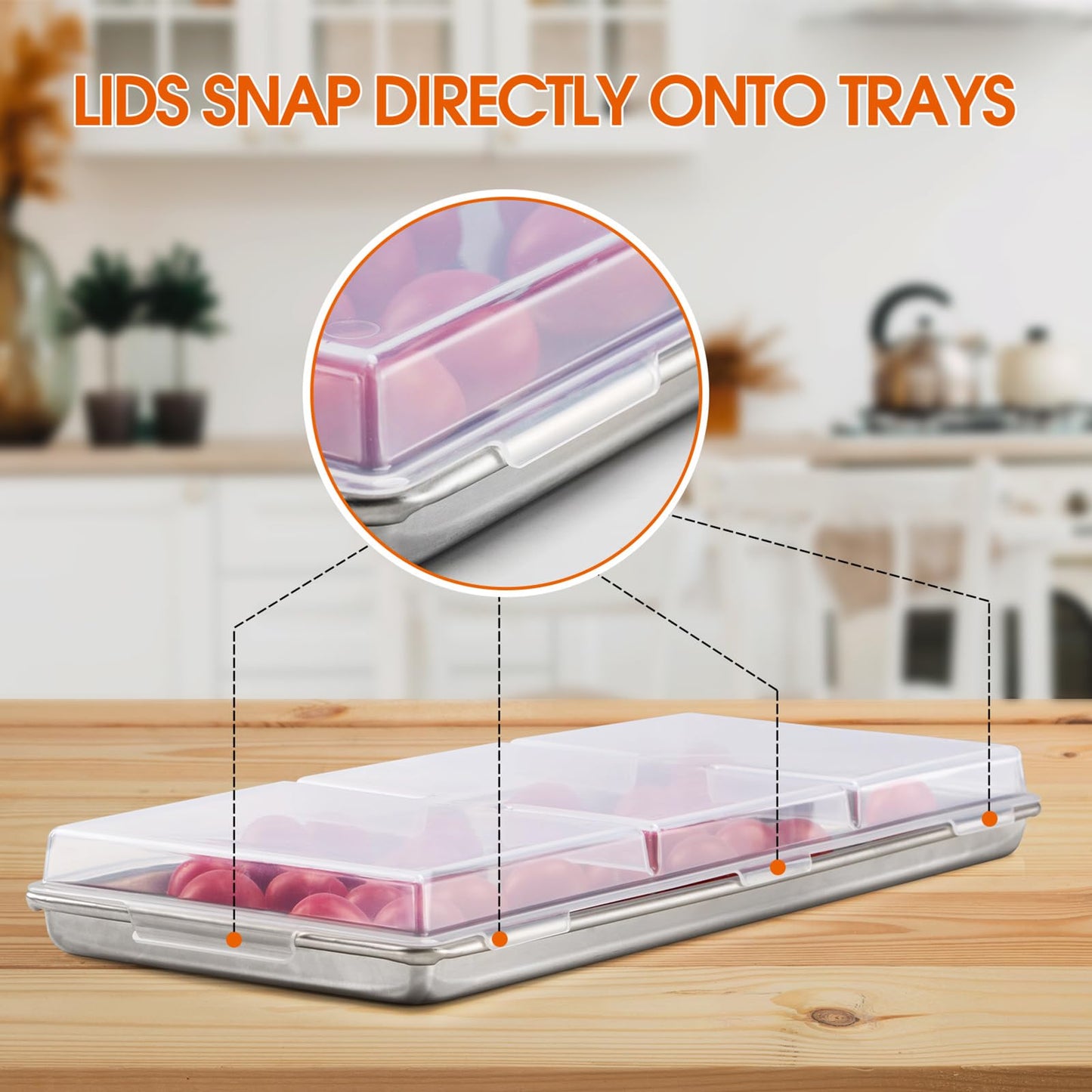 Tray Lids for Harvest Right Freeze Dryer Medium Trays. 5 Pcs pack for Harvest right freeze dryer accessories