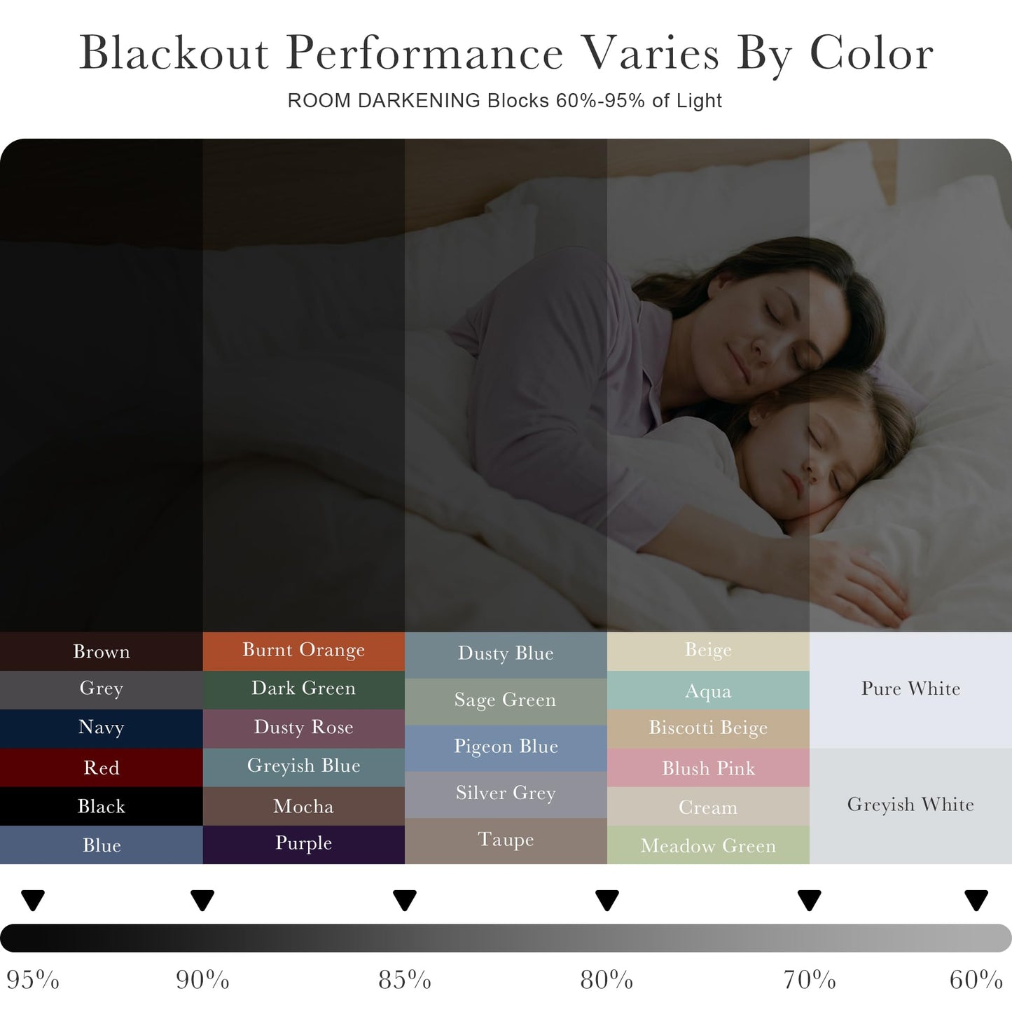 PONY DANCE Blackout Curtains 96 inch Long, Room Darkening Ceiling to Floor Curtains for Bedroom, Thermal Insulated Drapes for Living Room Window, Back Tab/Rod Pocket, 52 Inch Wide, 2 Panels, Black