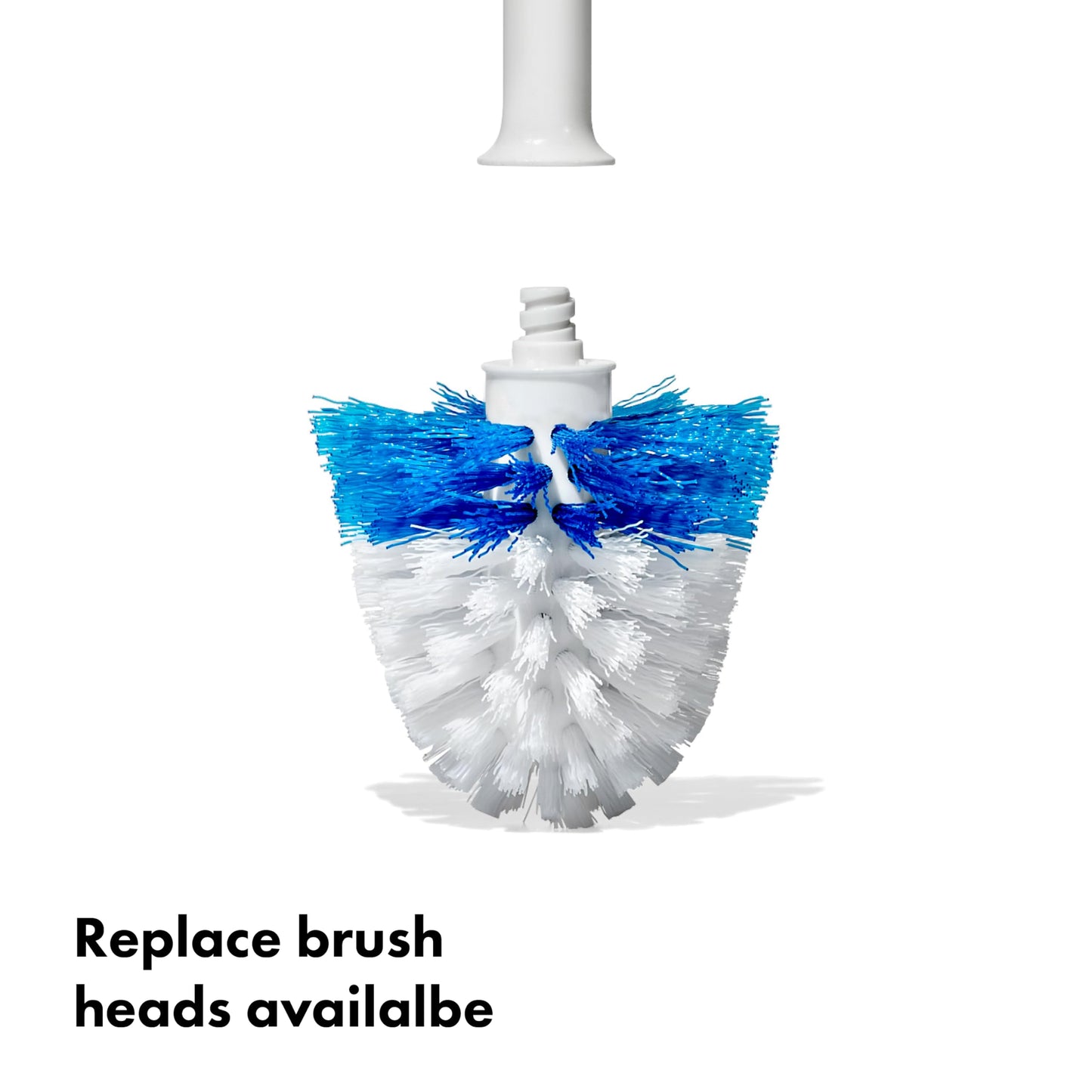 OXO Good Grips Toilet Brush & Plunger Set | Two Bathroom Essentials in one Space-Saving Canister | Toilet Bowl Cleaner and Plunger with Holder, Perfect for Small bathrooms