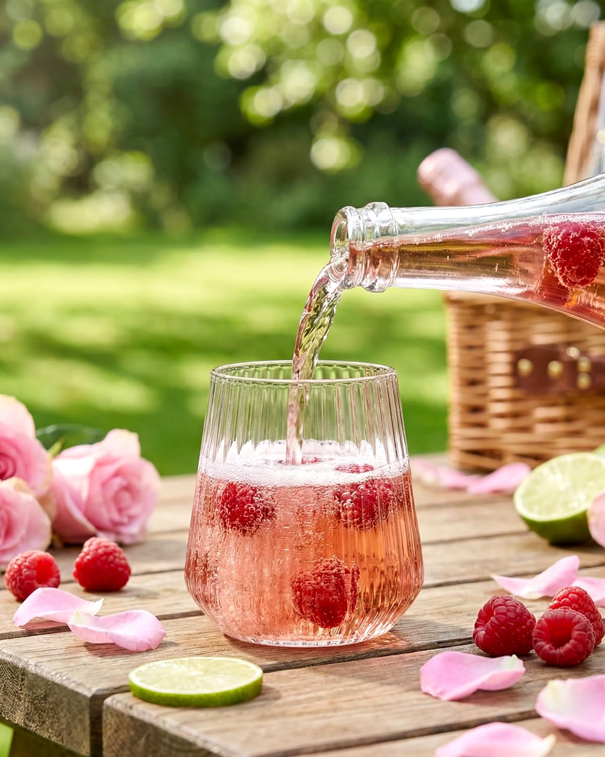 Ciaell 30 Pack Plastic Ribbed Wine Glasses - 12 OZ Thicker Origami Stemless Disposable Wine Champagne Whiskey Unbreakable Cocktail Glass, Reusable Wine Cups for Party Wedding Bar