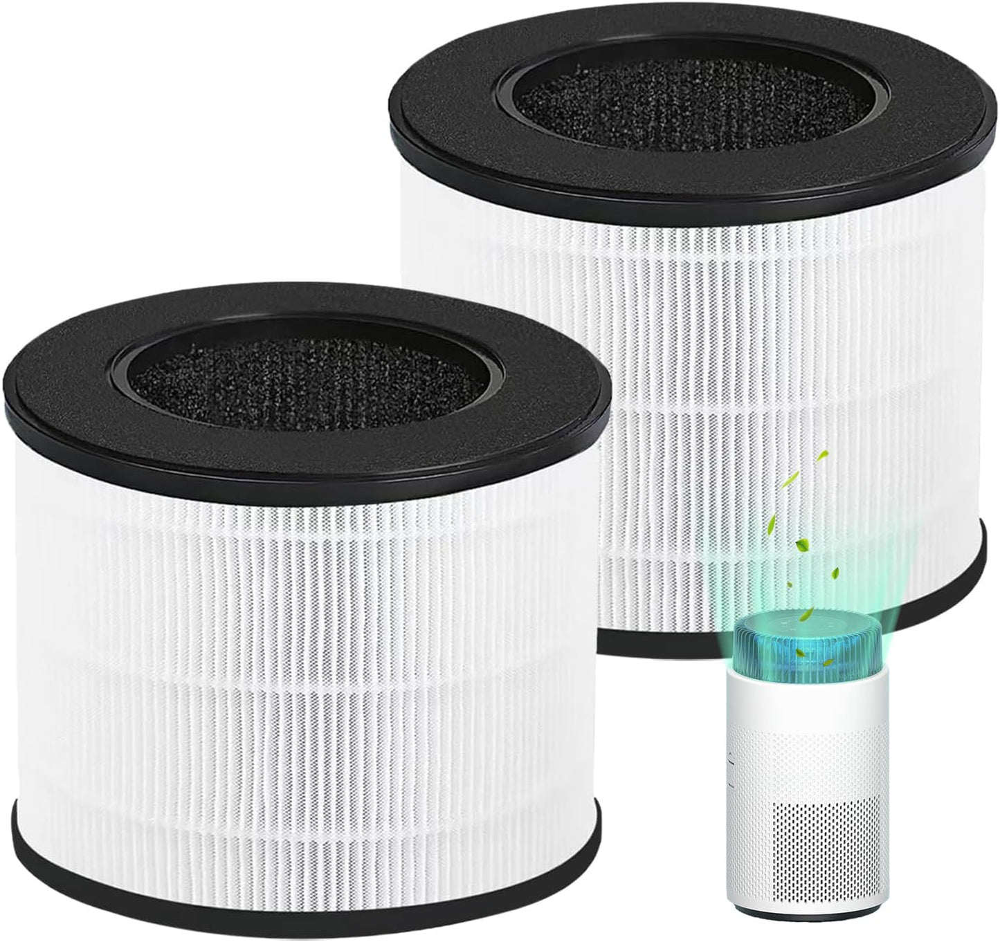 CHAMONNY Airmega 100 Filter Replacement, Compatible with Coway Airmega 100 Air Purifier, 3-in-1 H13 True HEPA and Deodorization Filters (Airmega 100 Filter 2Pack)