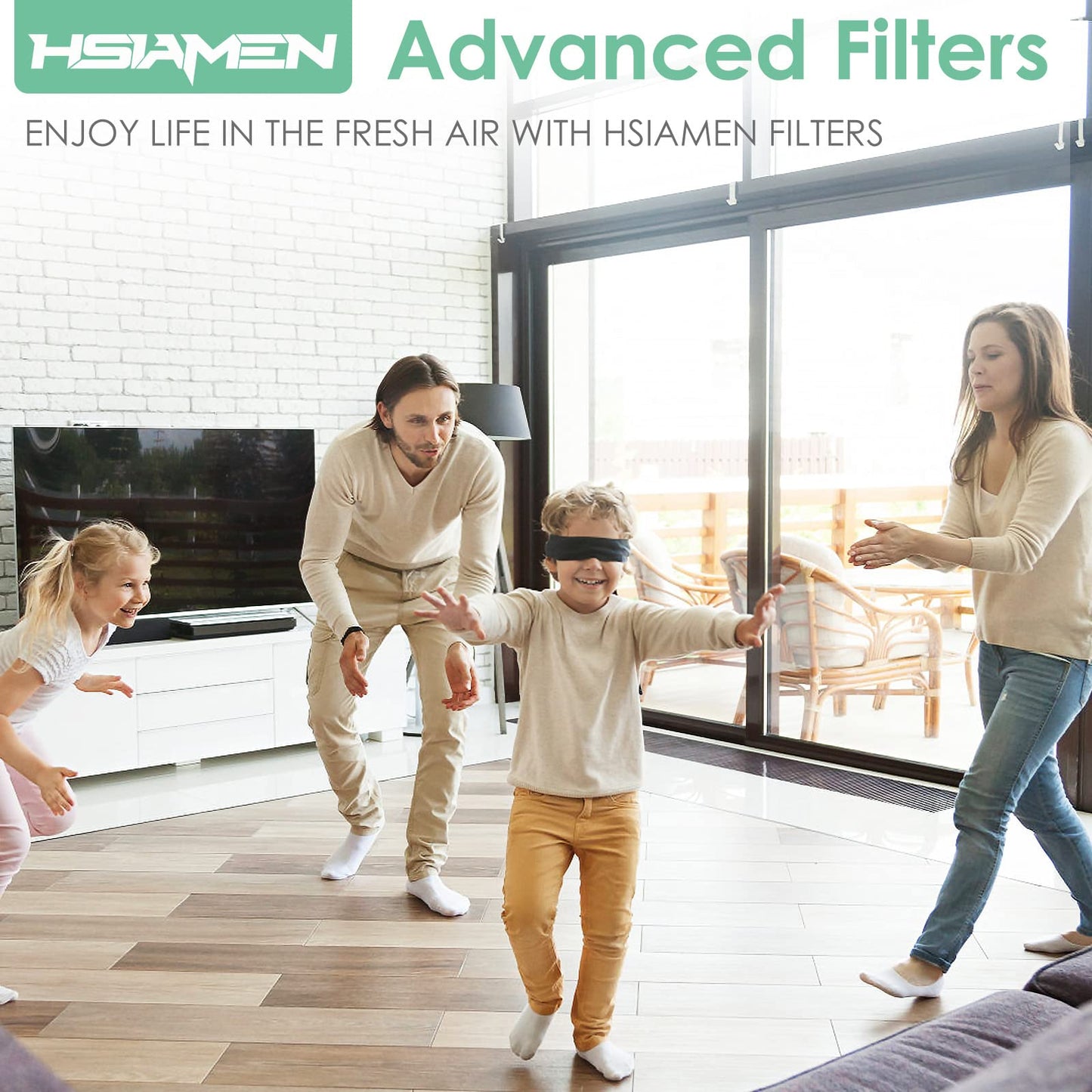 HSIAMEN Vital 200S-RF Compatible with Levoit Vital 200S Replacement Filter Vital 200S-P Smart Air Purifier Vital-200S, LAP-V201S-WUS High Efficiency Filter, White 2-Pack