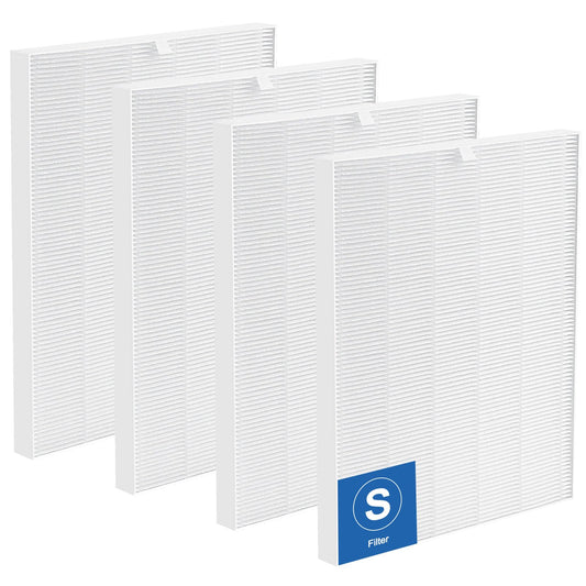 4 Pack C545 Replacement Filter S Compatible with Winix C545 Air Purifier, Replaces for Winix Filter S 1712-0096-00 and 2522-0058-00