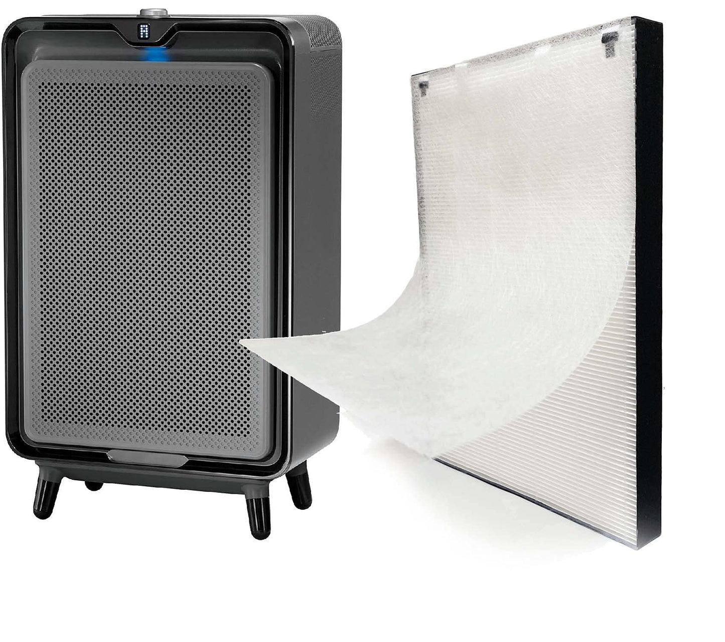 Nispira Air320 Air220 2678 True HEPA Replacement Filter for Bissell Air Purifier 220/320 2609a. 2768a, 2 Packs
