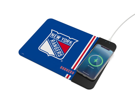 SOAR NHL Wireless Charging Mouse Pad, New York Rangers