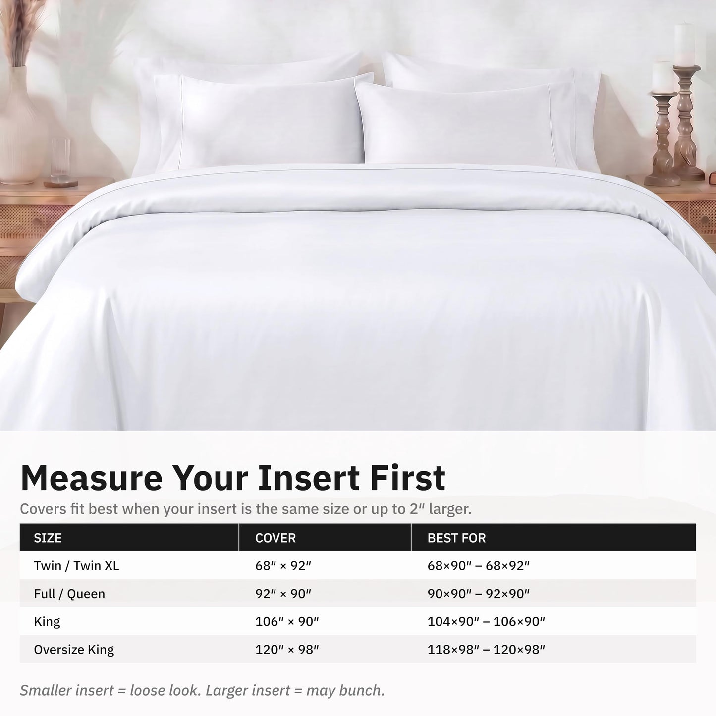 California Design Den Twin XL/Twin Duvet Cover Only - Winner Good Housekeeping Best Bedding Awards 2025, Premium 400 Thread Count Sateen, 100% Cotton Duvet Cover, Button Closure & Corner Ties - White