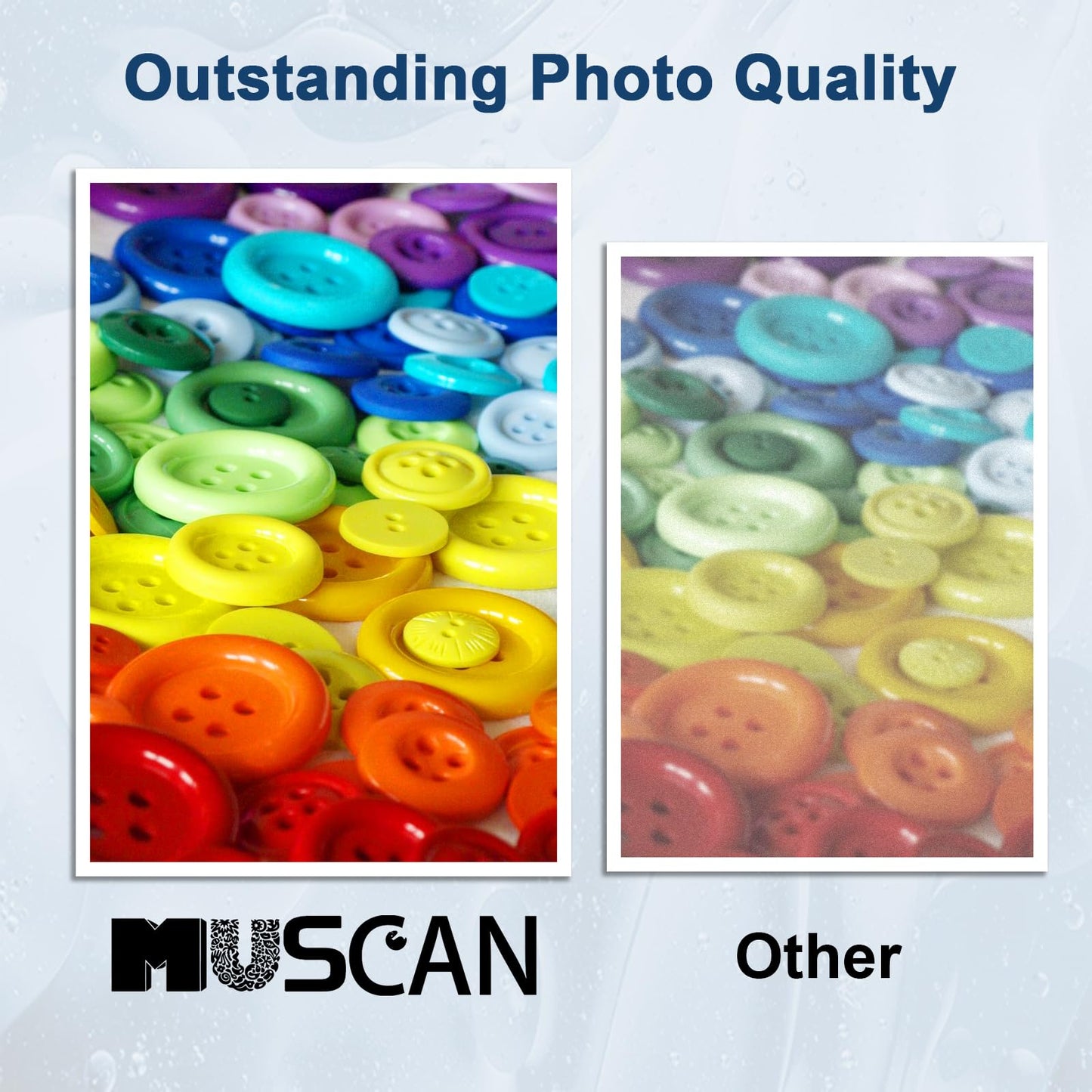 MUSCAN Compatible SD21/SD31 Refill Cartridge and Photo Paper 4x6 for Liene Amber M100/M200 Photo Printer (2 Cartridge,80 Sheets 4x6 Glossy Photo Paper) – Also Compatible with DHP512/DHP513 Printer