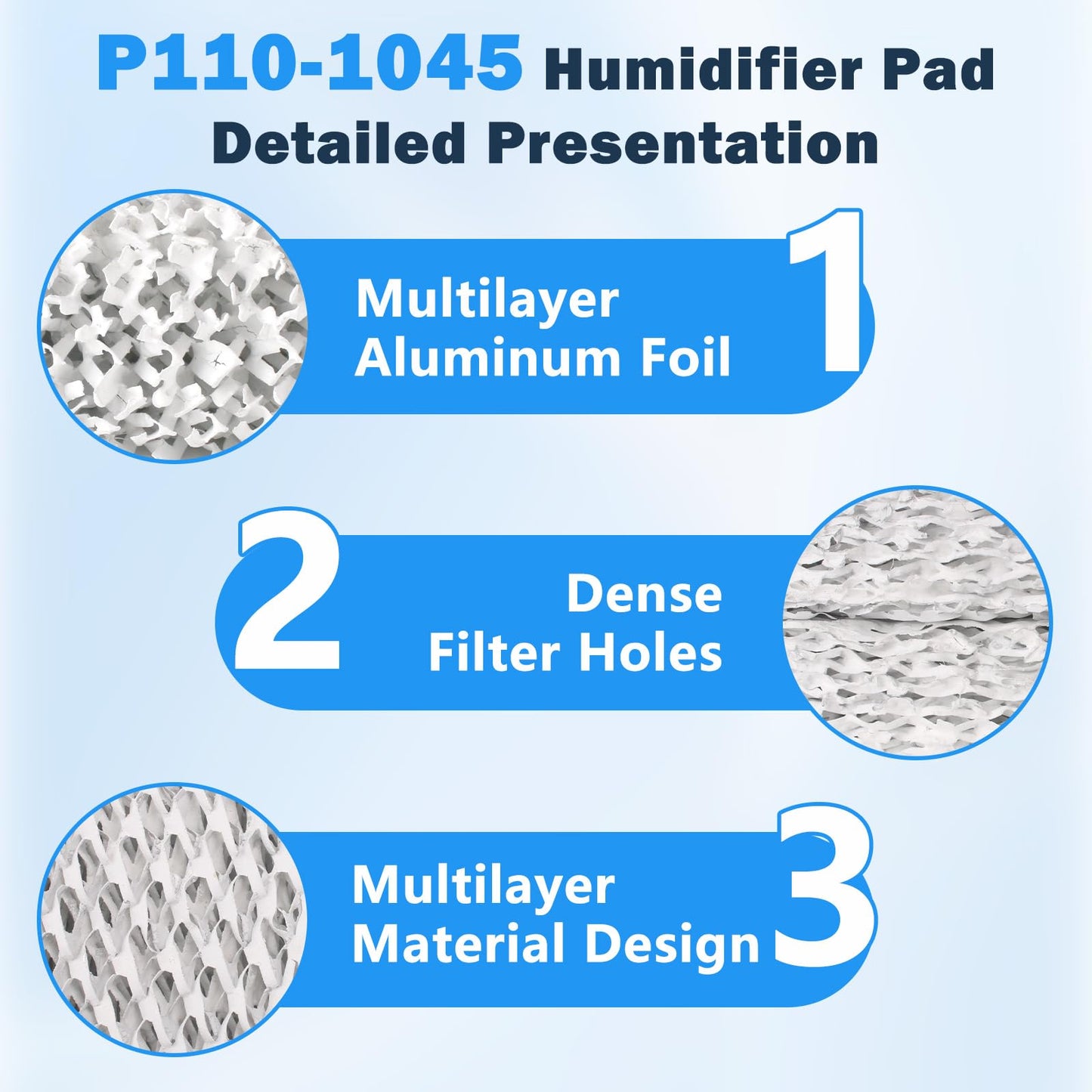 10 Water Panel Evaporator for Lennox X2660 Healthy Climate, 2 Pack #10 Humidifier Pad, Compatible WB2-12 WB2-12A HCWB2-12 HCWB2-12A WB3-12 WB3-12A HCWB3-12 HCWB3-12A Humidifiers