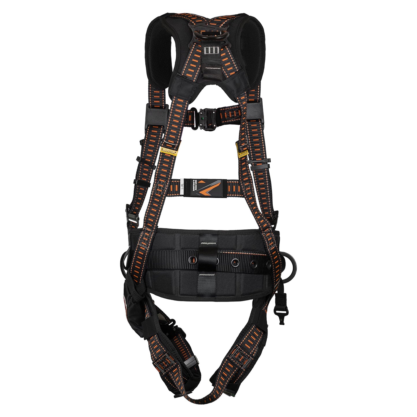 Malta Dynamics Warthog Comfort MAXX Steel Safety Harness for Fall Protection, OSHA/ANSI Rated (XXL-XXXL)