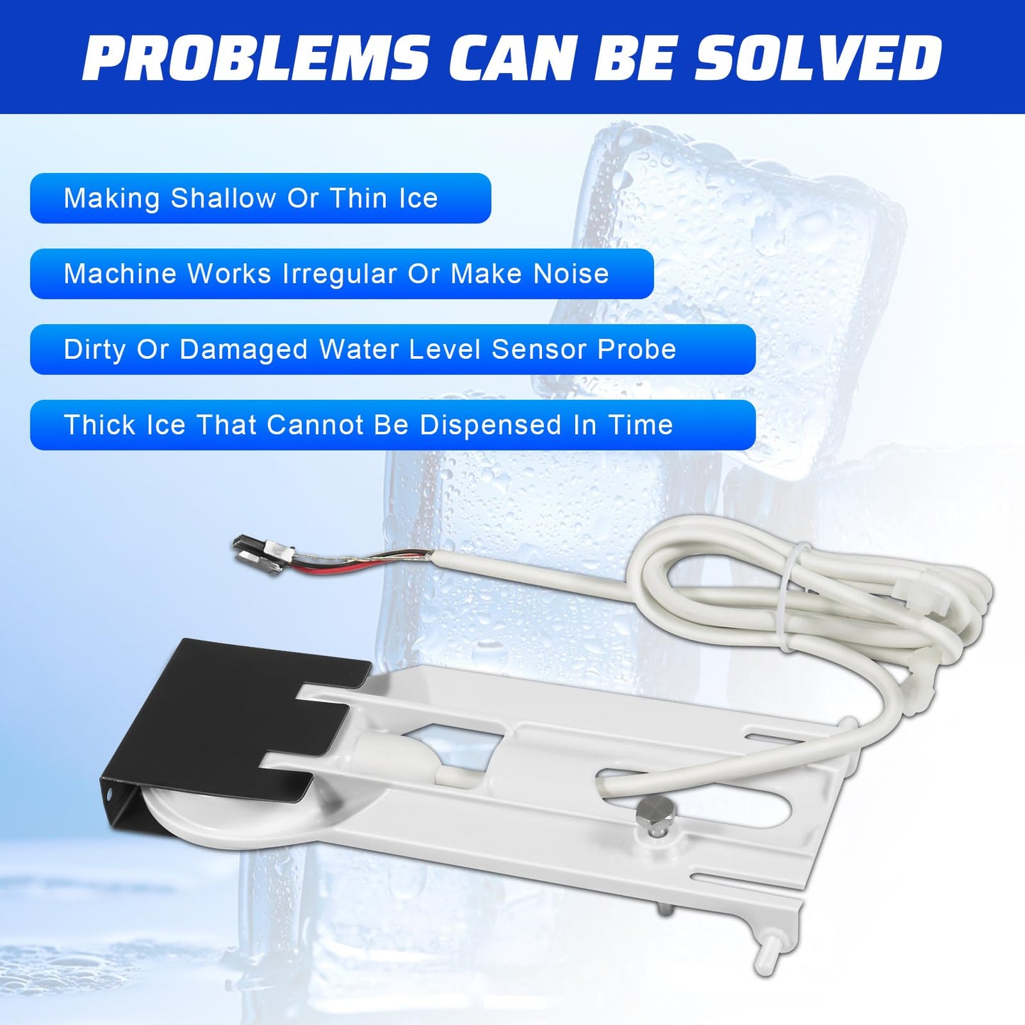 AUTOBABA 000008660 Ice Thickness Probe Assembly Compatible with Manitowoc Indigo Series Ice Machine Ice Machine Parts for Manitowoc 8660 Ice Thickness Control