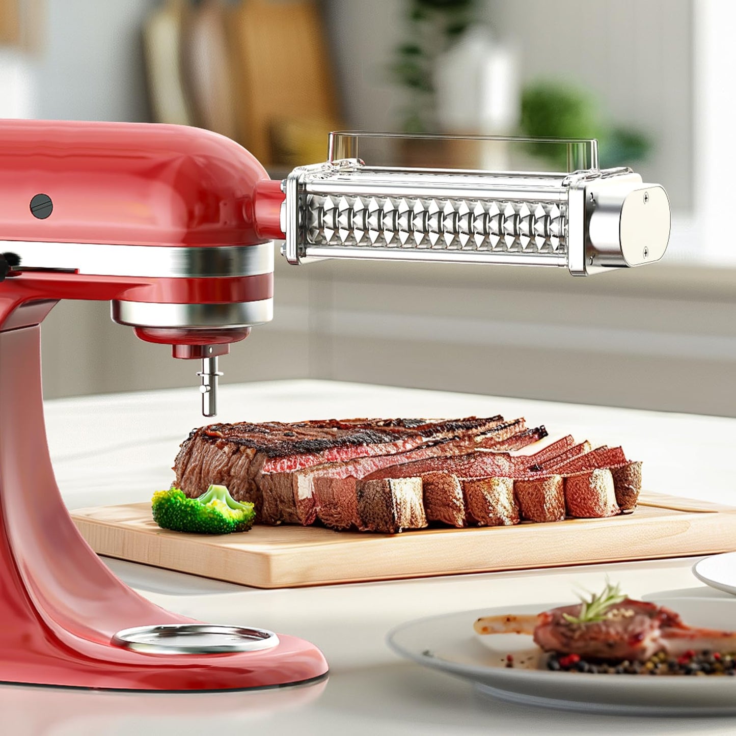 Tenderizer-Attachment-Kitchenaid-Household-Accesssories, Stainless Steel Gear for Kitchenaid Meat Tenderizer, Meat Tenderizer Machine by Gvode