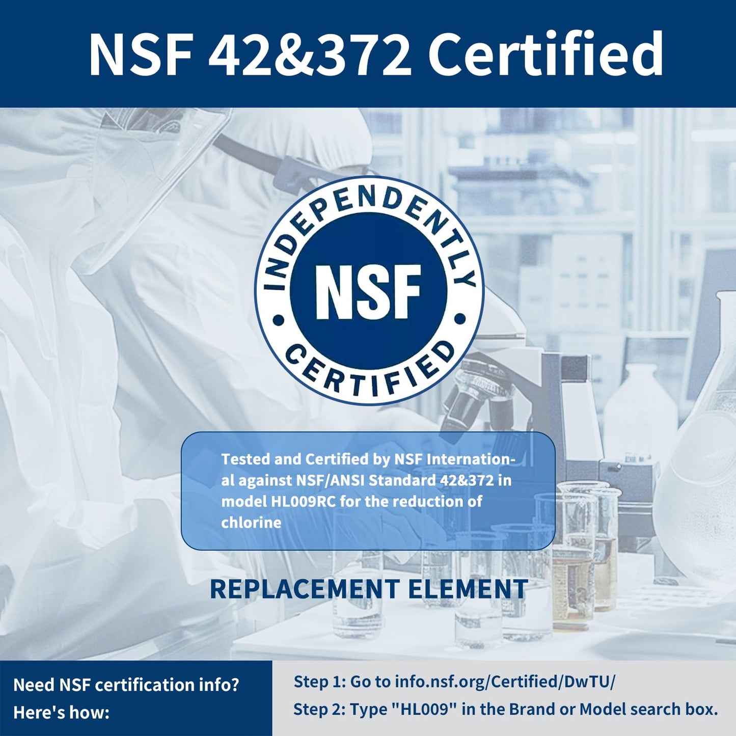 Clearipple Compatible with Kenmore 9999, 469999, 46-9999, A0094E28261 Water and Ice, NSF Certified Refrigerator Water Filter, 4 Pack