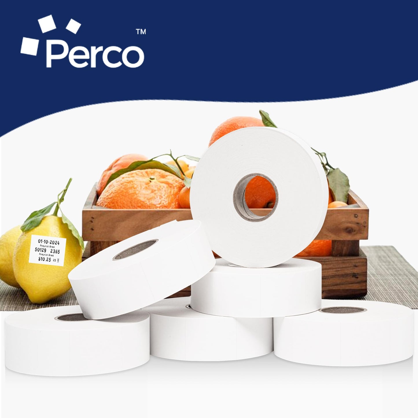 Pricing Labels for Monarch 1153 White - 6,000 Labels w/ 6 Rolls Value Pack, 1 Sleeve - Made in USA