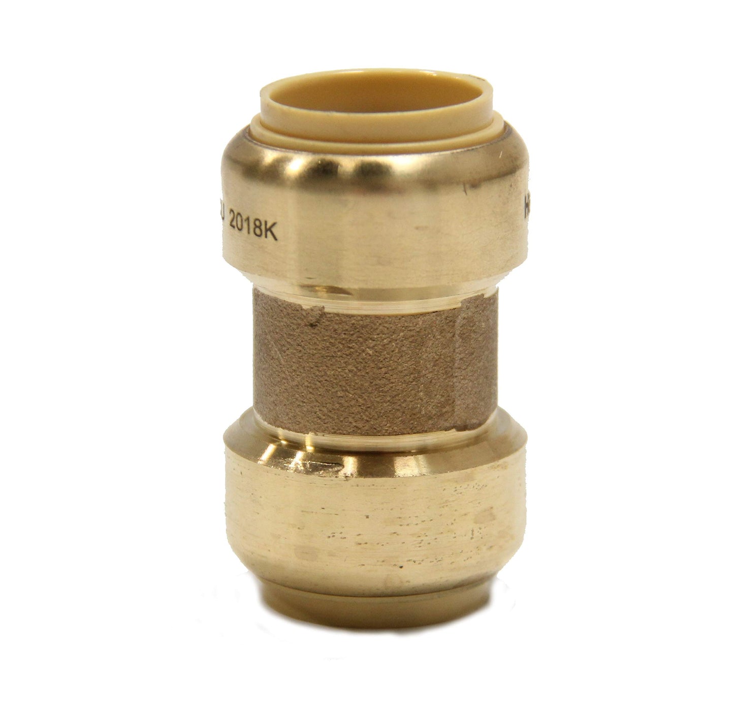(Pack of 10) EFIELD 3/4 Inch Straight Coupling Push-Fit Fitting to Connect Pex, Copper, CPVC with a Disconnect Clip,(PF008)