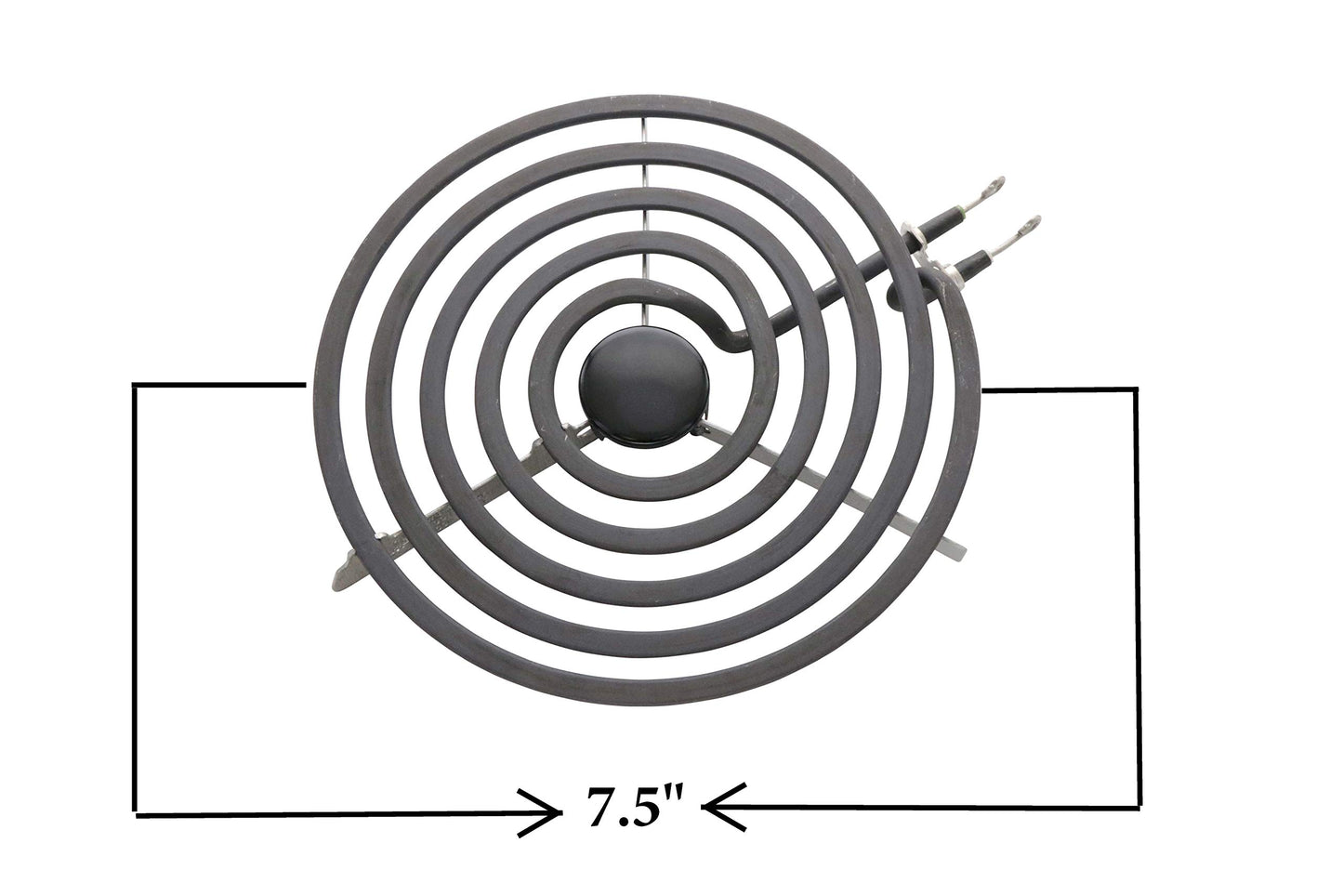 KITCHEN BASICS 101 MP22YA Electric Range Burner Coil Set Replacement for Whirlpool KitchenAid Maytag - Includes 2 8-Inch MP21YA and 2 6-Inch MP15YA Burners with 4 Ceramic Plug-in Terminal Blocks