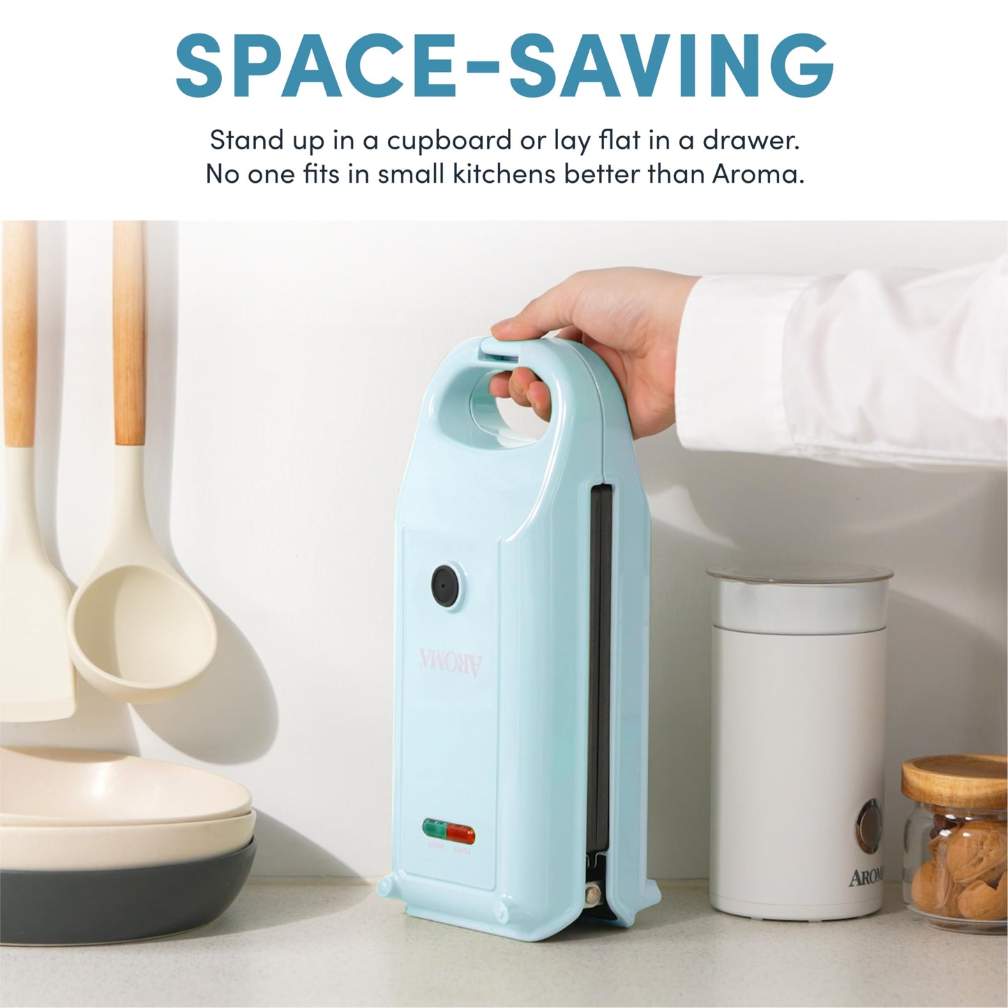 AROMA® Swap & Flip Waffle Maker with Removable Plates: 3-in-1 Panini Press, Mini Donut Maker, and Waffle Iron