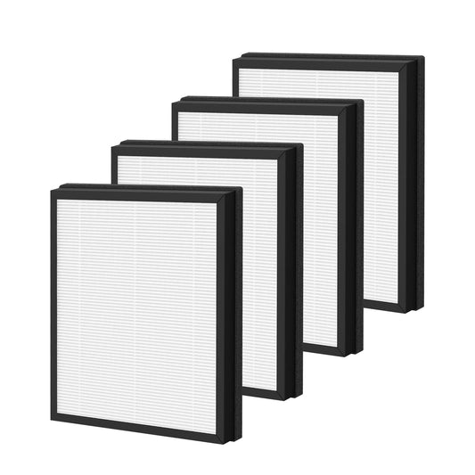 T356 Replacement Filters Compatible with Trucozie T356 Air Purifier, 3-IN-1 High-Efficiency Filtration System, 4 Pack