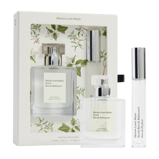 Maison Louis Marie - No.4 Bois de Balincourt Eau De Parfum 2-Piece Holiday Gift Set | Luxury Clean Beauty + Non-Toxic Fragrance