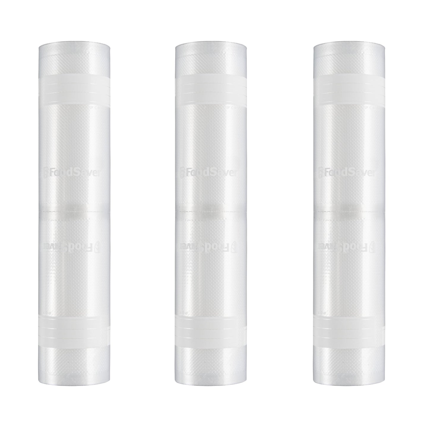 FoodSaver Custom Fit Vacuum Sealer Rolls, Airtight Food Storage and Sous Vide Rolls, BPA-Free, 11 x 16' (Pack of 3)