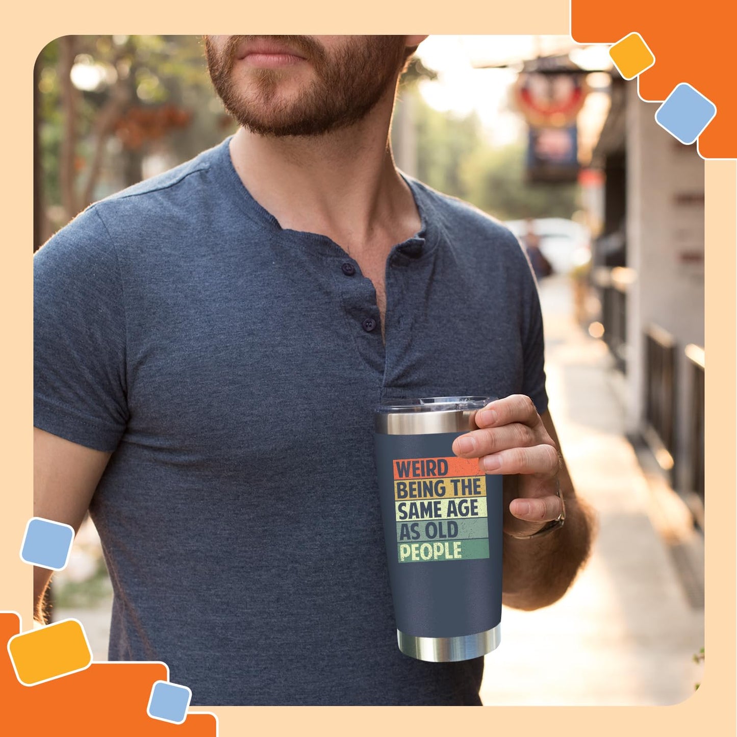 NewEleven 50th Birthday Gifts For Men Women - 50th Birthday Decorations For Him Her - Present For Men Women Turning 50 Year Old Gifts For Mom, Dad, Wife, Husband - 20 Oz Tumbler