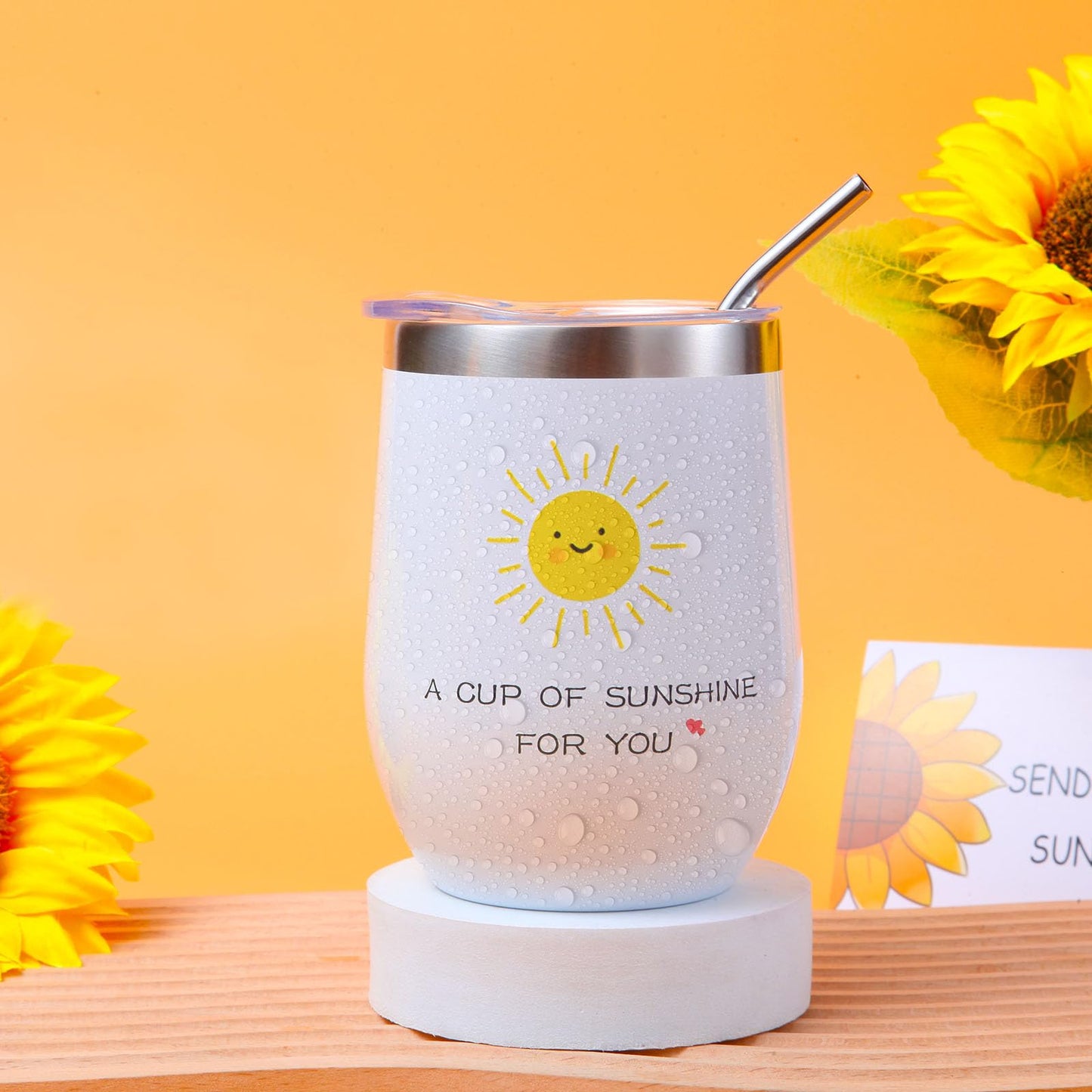 Sunflower Gifts Baskets for Women-7 Pcs Unique Birthday Gift for Sister, Fun Get Well Basket after Surgery for Female, Self Care Package for Teen girl, Cheer Up Set, Feel Better Sunshine Box
