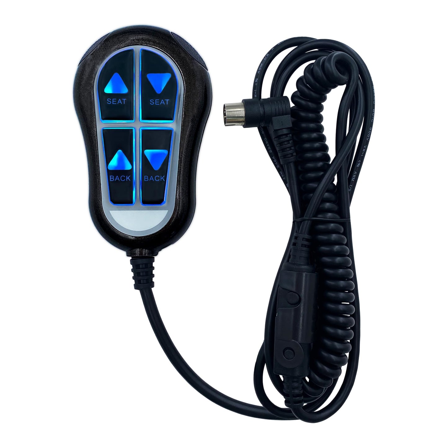 4 Button 5 Pin Remote Hand Control ZK1300-HC Replacement for Power Recliner Lift Chairs with Backlight