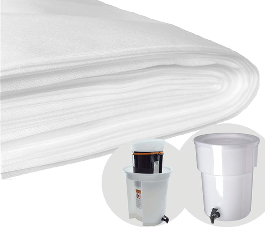 (50 Pack) Commercial Cold Brew Coffee Filters, 20" x 20" For 5-Gallon Commercial Model Cold Brew Coffee Makers and Systems