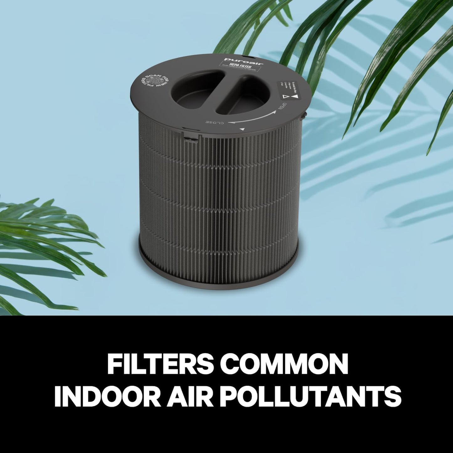 PuroAir 130 Replacement Filter - Genuine Puro Air 130 Filter Replacement - Official PuroAir Air Purifier HEPA Filter with CarbonTech Filters 99.9% of Pollen, Dust, Pet Dander, Smoke, Odors