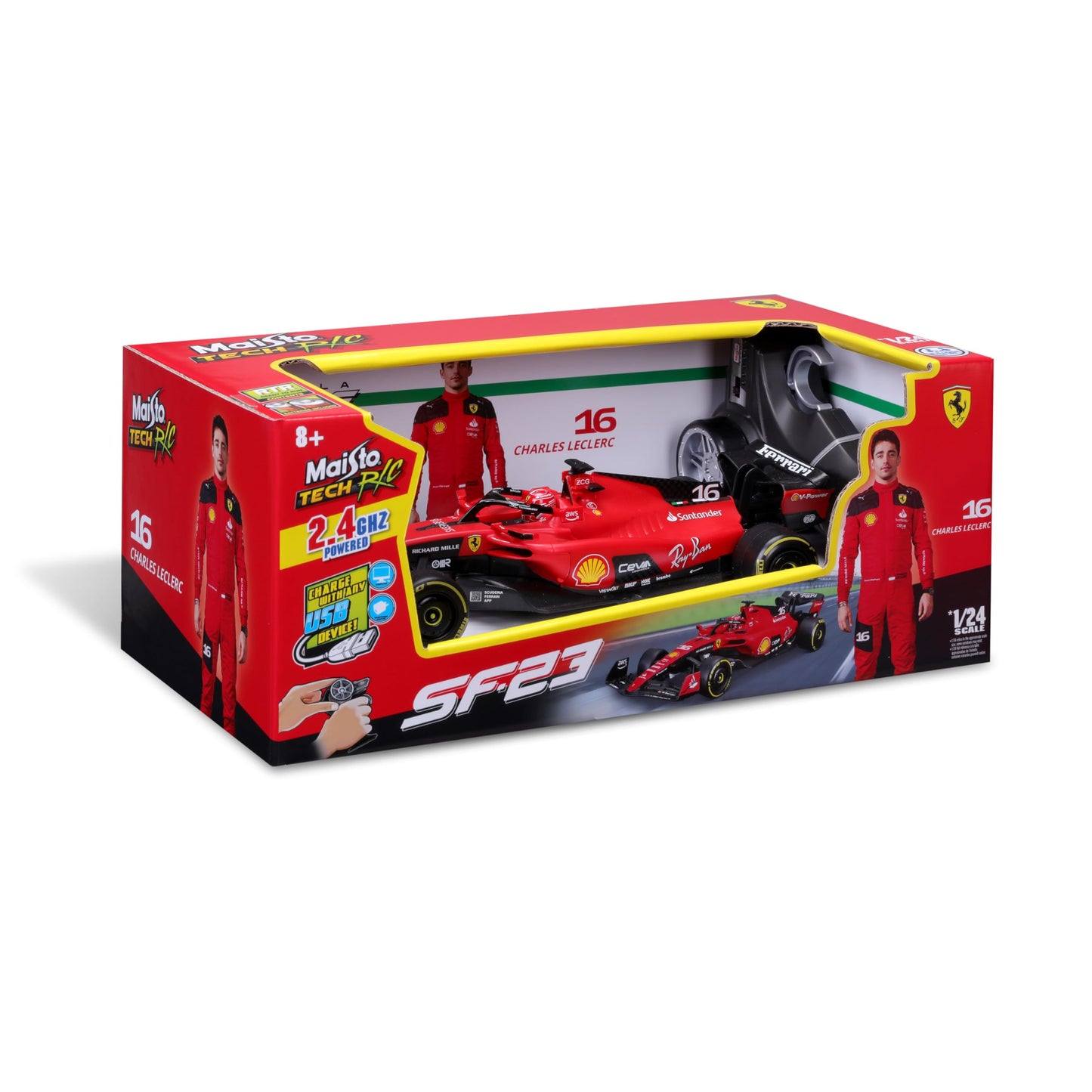 Maisto Tech RC F1 1:24 Ferrari SF-23 (2023) - Leclerc #16