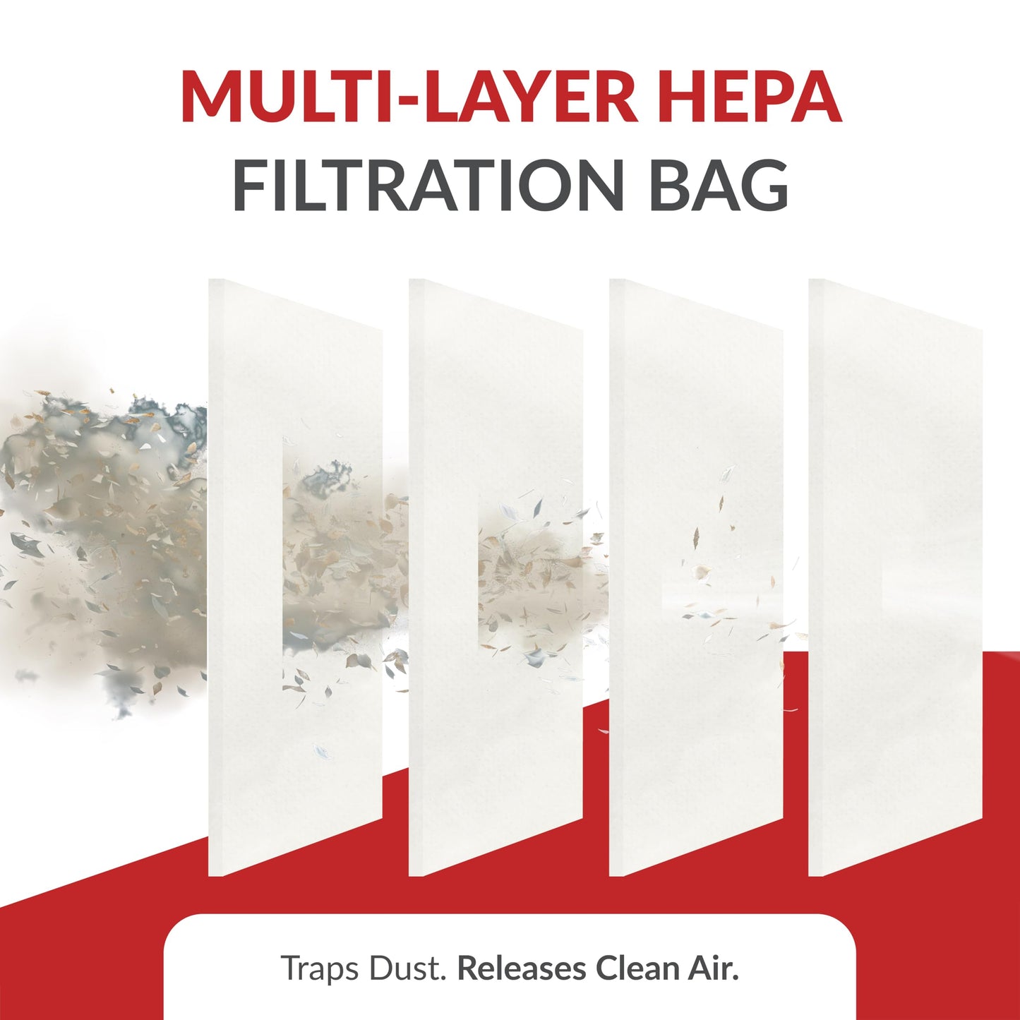 Atrix VACBP610P Replacement HEPA Filters for Atrix Backpack Vacuum, 10-Pack , White