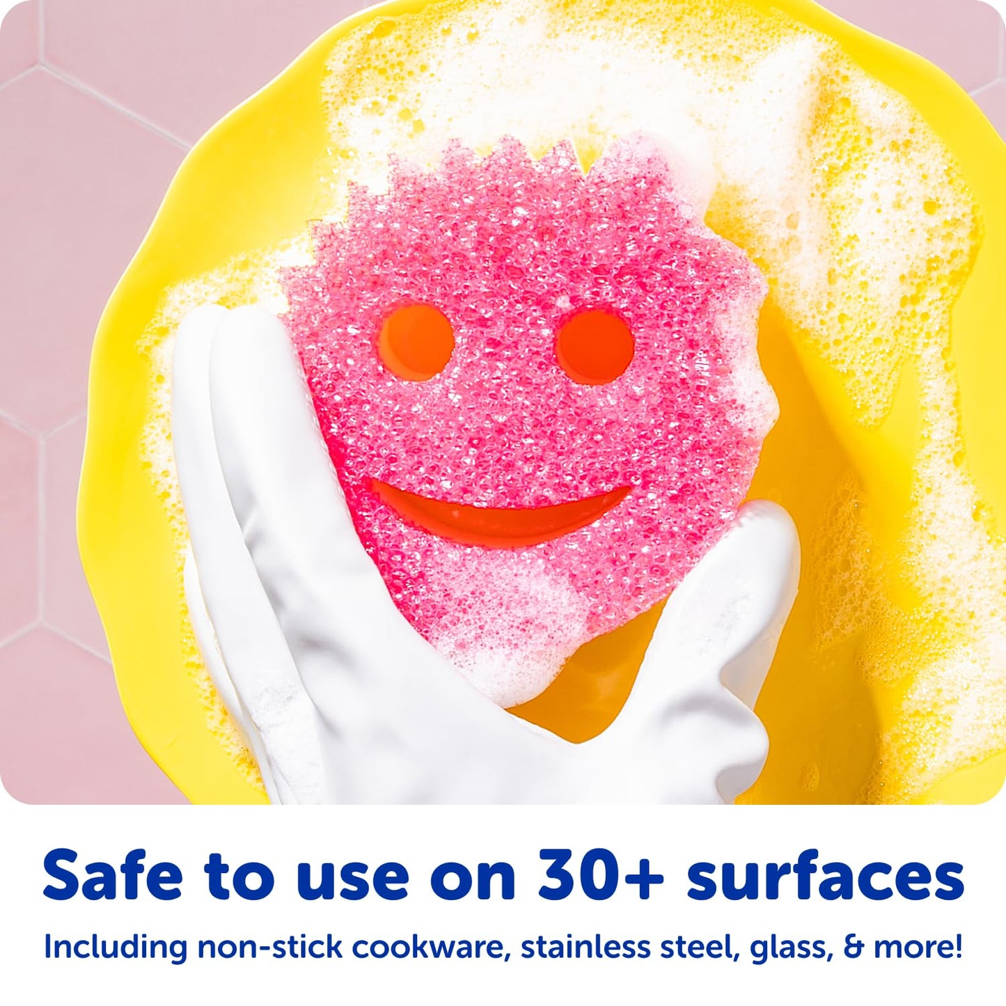 Scrub Daddy Original (4) + Scrub Mommy Kitchen Sponges (4) - Scratch-Free Dish Scrubber - Multipurpose Kitchen Cleaning Sponges - BPA Free Polymer Foam - Stain & Odor Resistant (8 Pack)