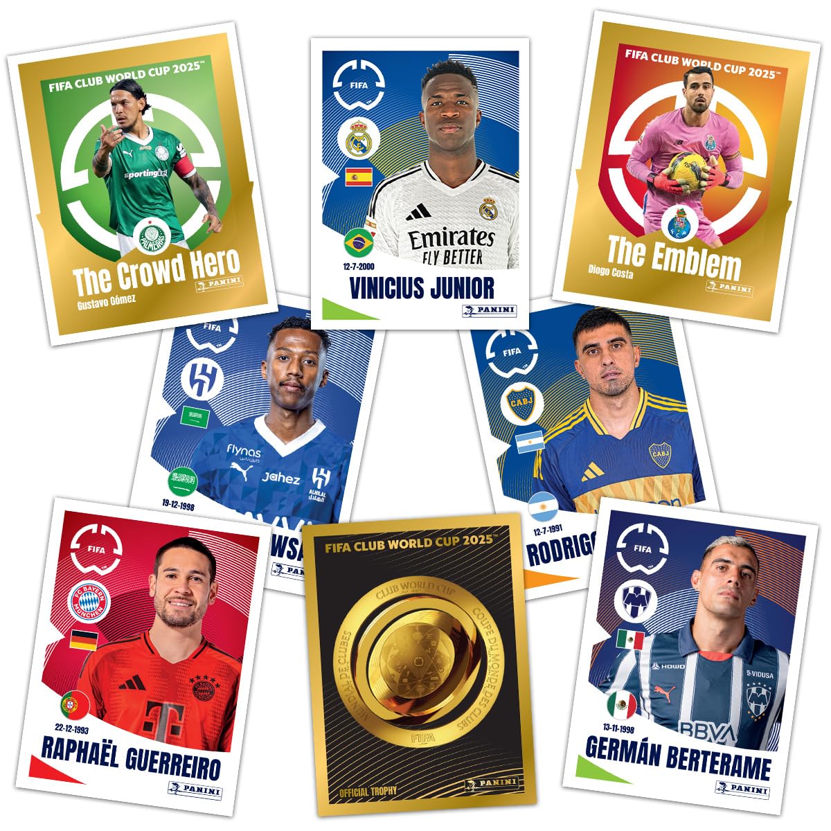 Panini FIFA Club World Cup 2025 Sticker Collection (Box of 50 Bags)