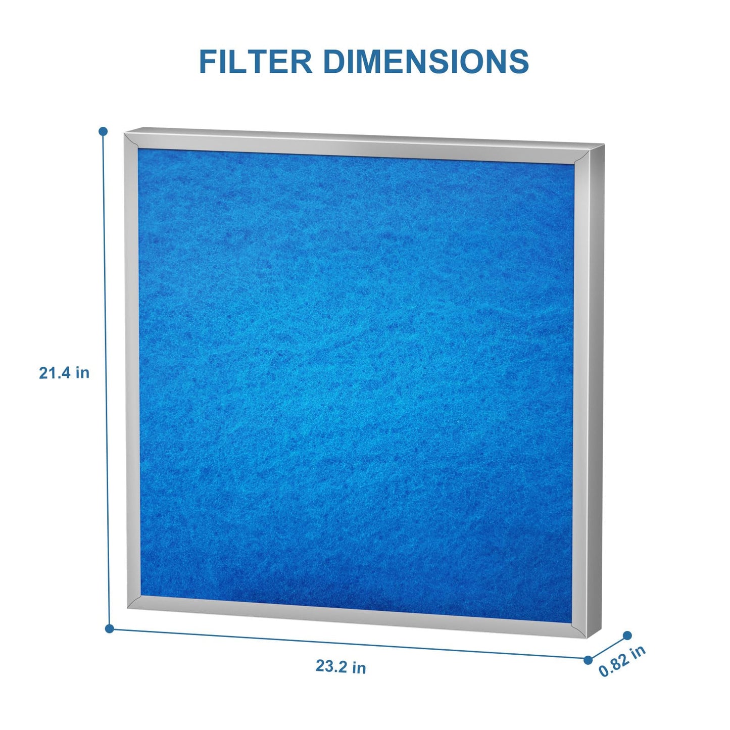 KFAFK0412XXL Fan Coil Filter (21.5x23.5x1) Compatible with Bryant/Carrier/Payne Washable Hog Hair Filter, Reusable AC Filters KFAFK0412XXL for Models FA4CNC060, FE4ANB006, 2-Pack