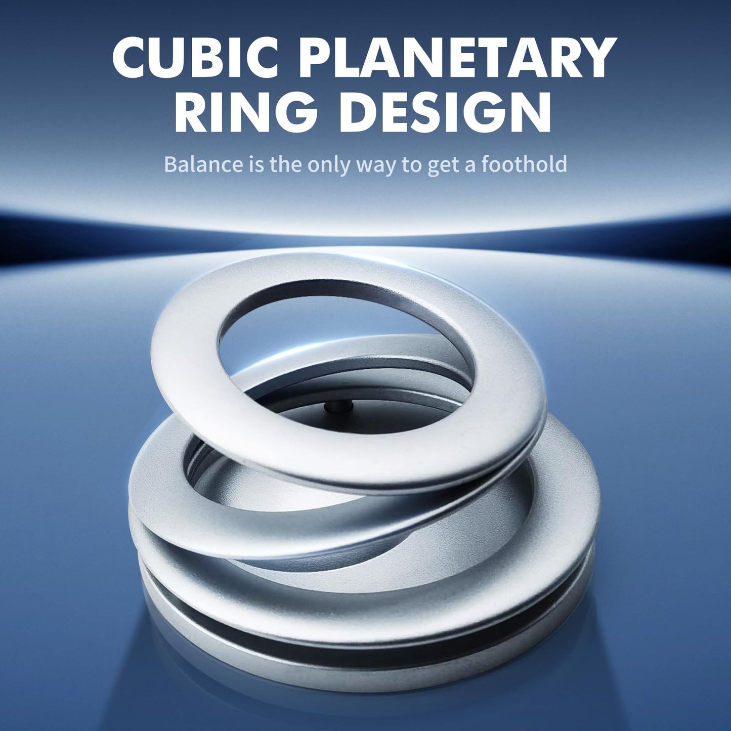 Magnetic Floating Pen with Spiral Stand, Silver, Levitating Display,Luxury Aluminum Alloy,Futuristic Design,Pen for Women &Men,Desk Decor,Gift for Boss,Boyfriend,Leader