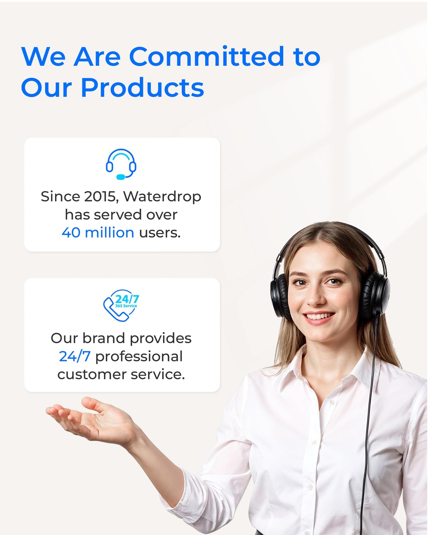 Waterdrop RF10-UF 0.01 μm Water Filter Replacement for Waterdrop 10UA/10UA-UF/10UB/10UB-UF Under Sink Water Filter, 1 Year, 1 Pack (Not Compatible with TSA-UF)