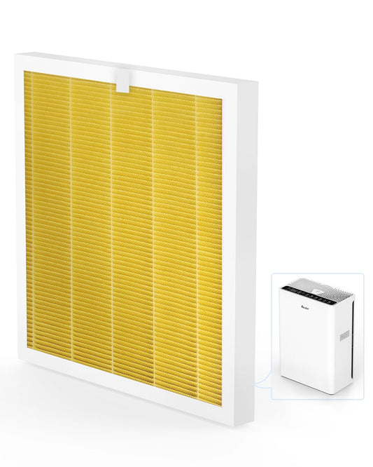 VEWIOR Official Replacement Filter True HEPA Replacement Filter, Compatible VEWIOR A3N Air Purifier, H13 True HEPA Filter for Air Cleaner, Pet Filter 1PCS