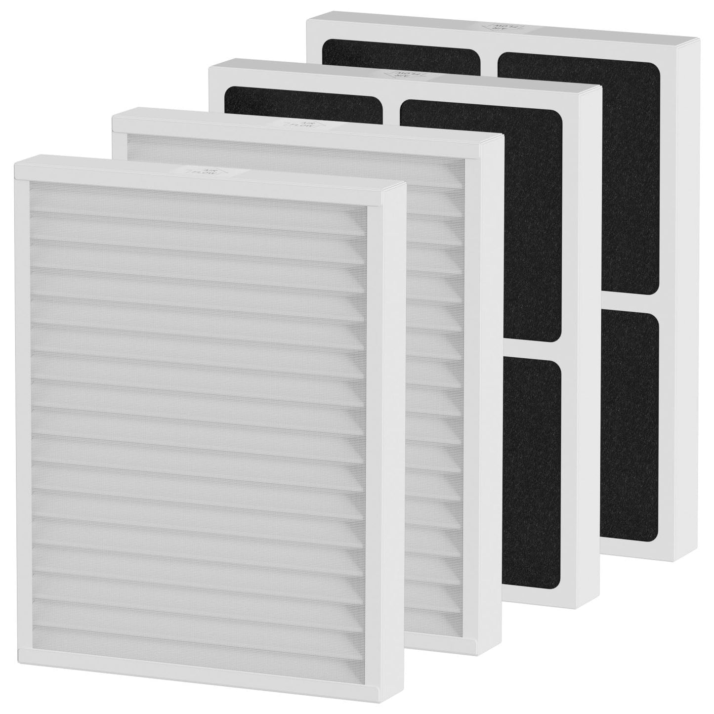 4 Pack 30920 Air Filter Replacement MERV-13 Compatible with Hunter HEPAtech 30920 fits 30050 30054 30055 30065 30070 30071 30075 30080 30177 30832 30882 30883 37055 37065, Air Cleaner Purifiers