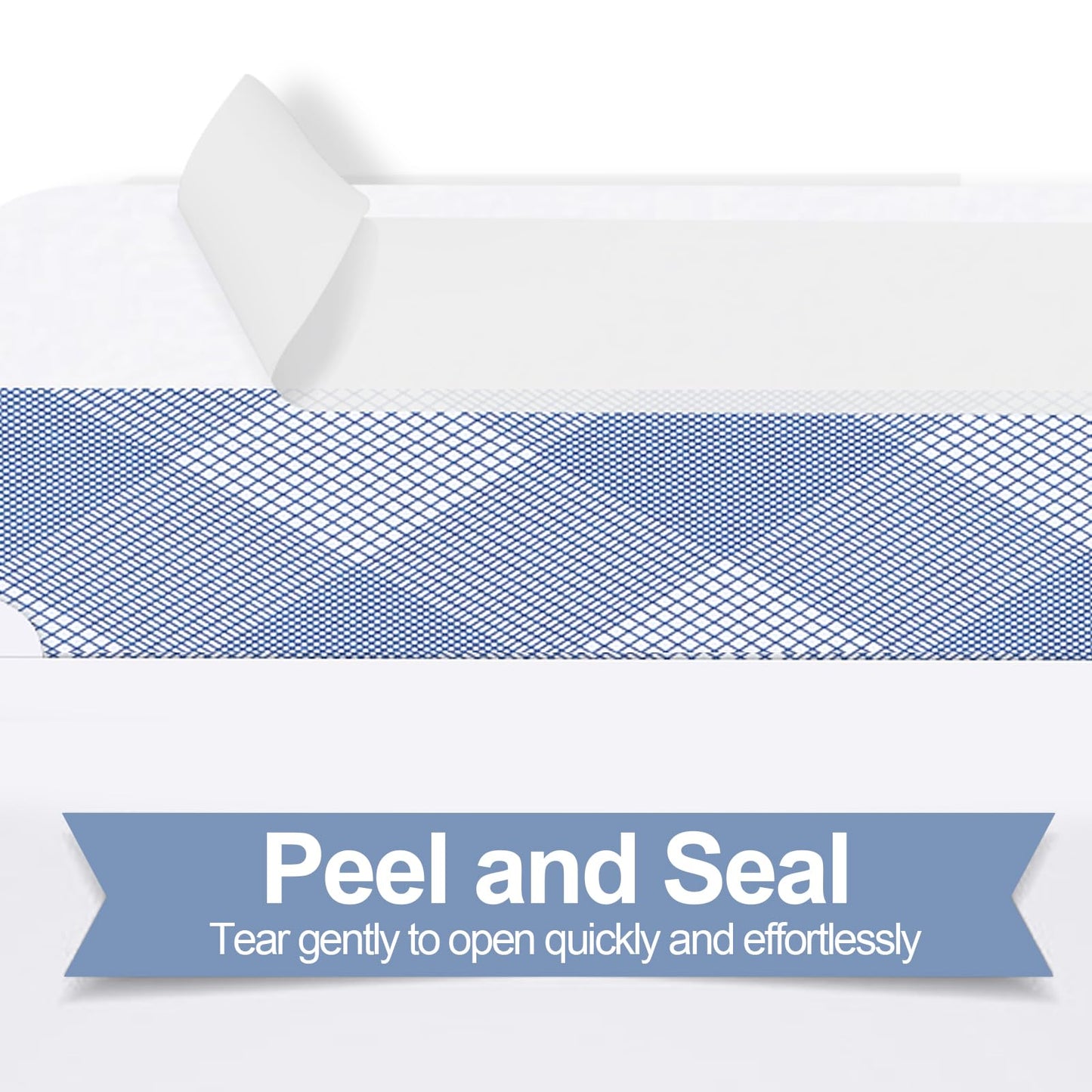 1000#9 Double Window Security Envelopes, PANDRI NO.9 Self Seal White Envelopes Designed for Invoices and QuickBooks, Business Statements & Documents - Number 9 Size 3 7/8 Inch X 8 7/8 Inch - 24 LB