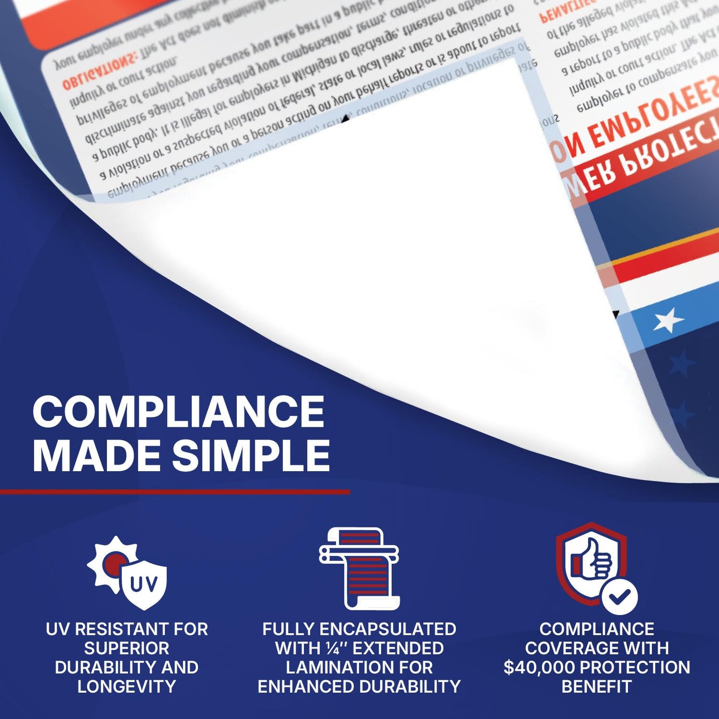 2026 New York State and Federal Labor Law Poster - English Spanish Combo - OSHA Workplace Compliant - Mandatory Regulations Posting for Employees - Required Compliance Posting 17" x 40" Laminated (English Spanish Combo)
