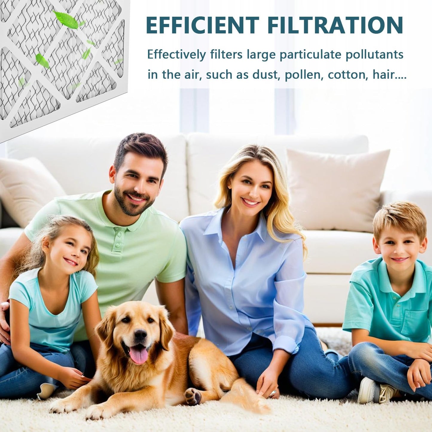 5-Piece Pre-Filter HEPA 500, Compatible with MOUNTO HEPA 500 / Dri-Eaz HEPA 500 Scrubber Air Purifiers and Protective Pre-Filter, MERV 13 Air Filtration System