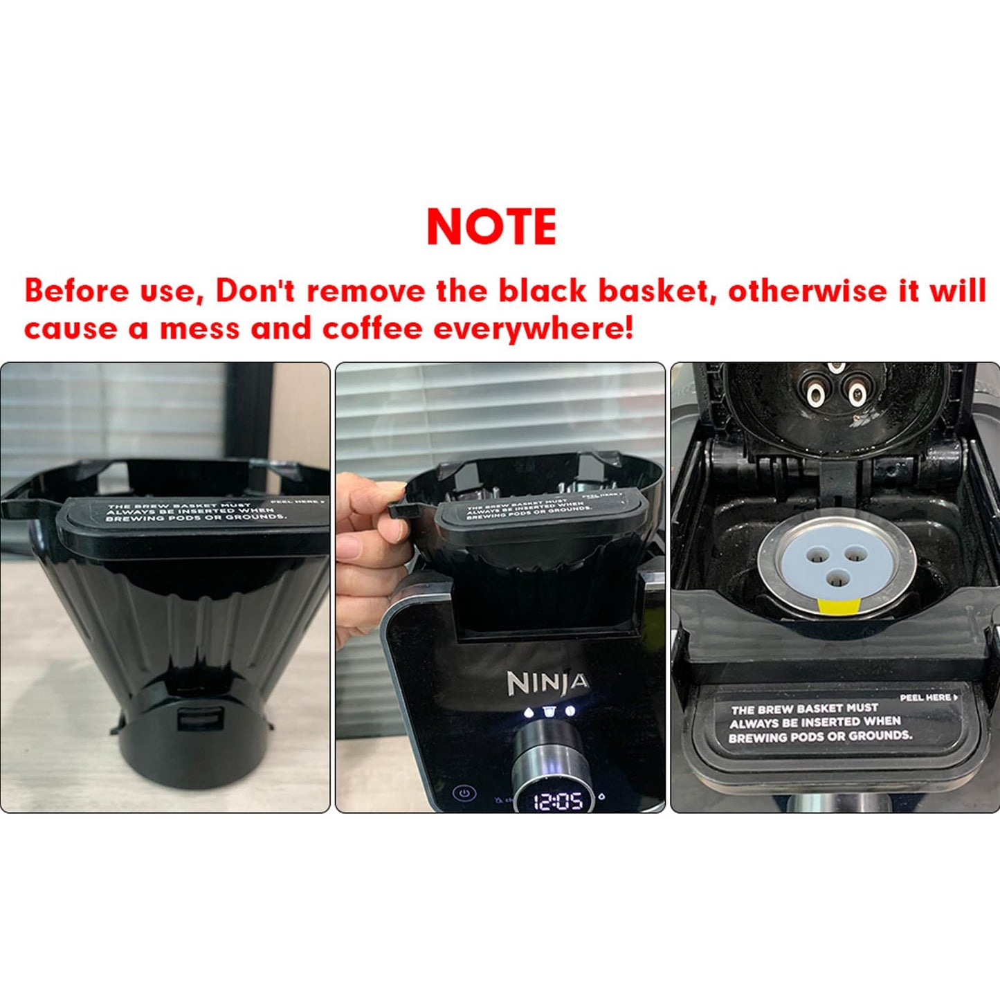 Stainless Steel Reusable K Cups Compatible for Ninja Coffee Maker,Upgrade 6 Pack K Cups Reusable Coffee Pods,Permanent Coffee Filters Fit for Ninja CFP201 CFP300 CFP400 (6 Pack)