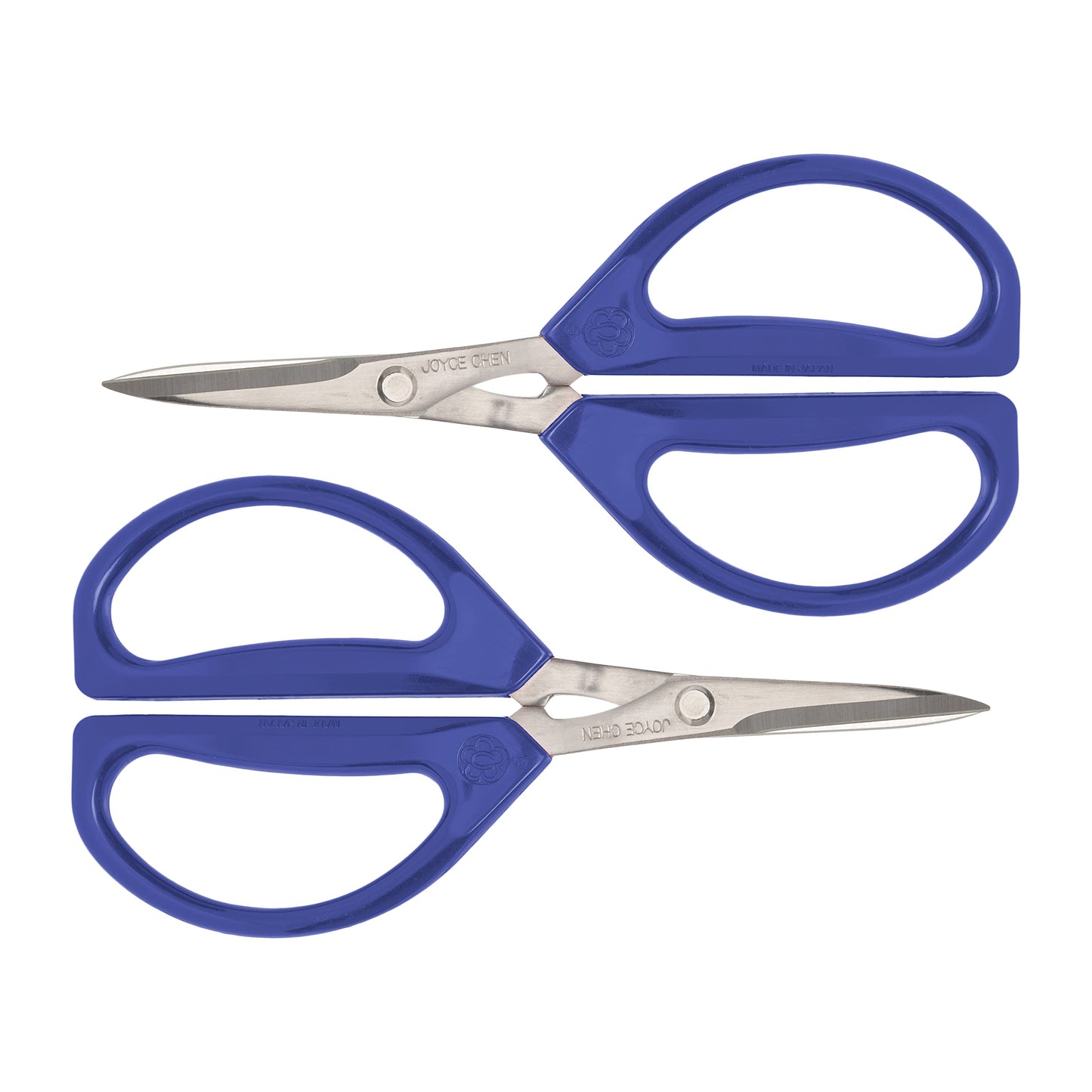 Joyce Chen Original Unlimited Kitchen Scissors All Purpose Kitchen Shears With Comfortable Handles, Blue, 2 Pack