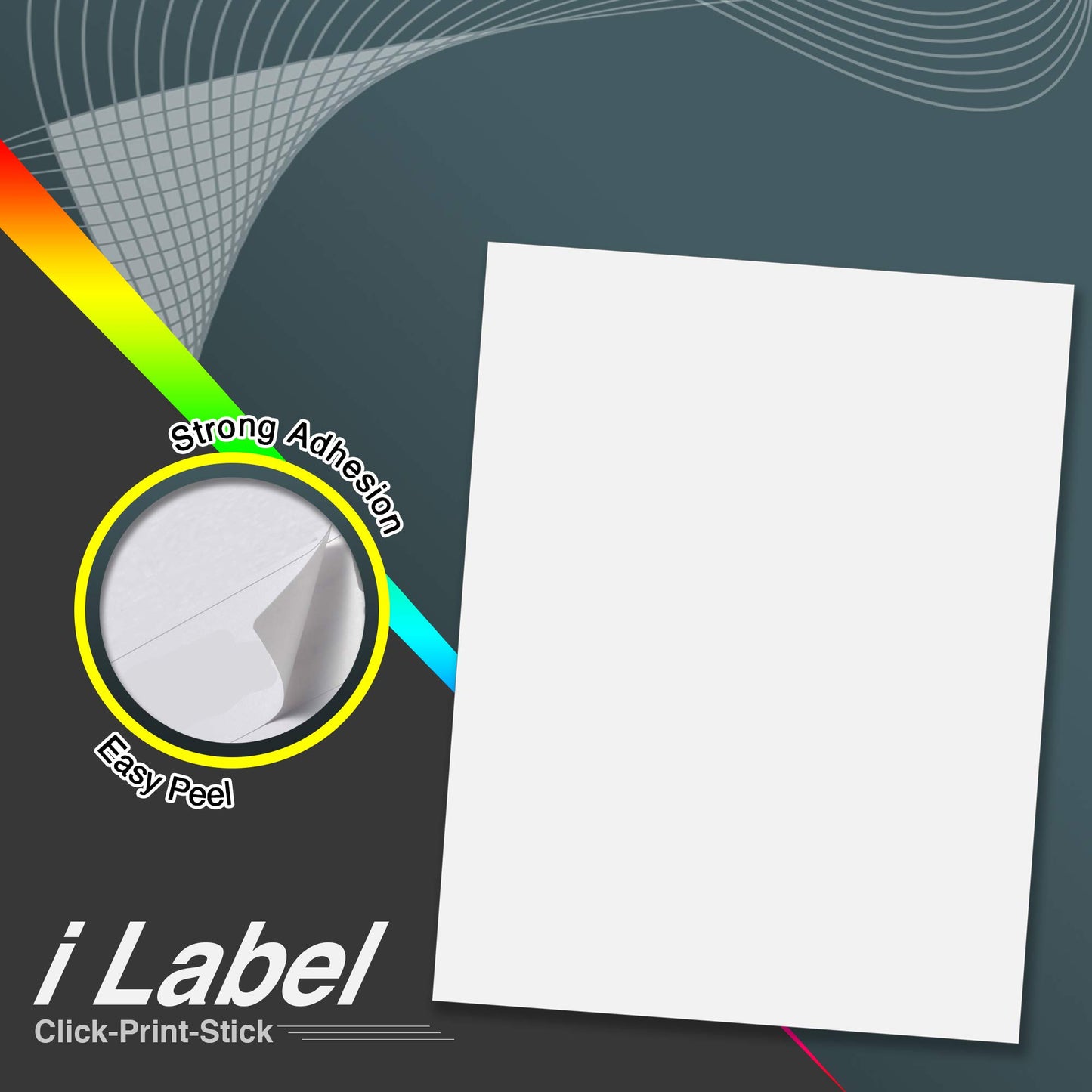 8.5" x 11" Full Sheet Label Sticker Paper for Laser & Inkjet Printers[600 Sheets,600 Labels]
