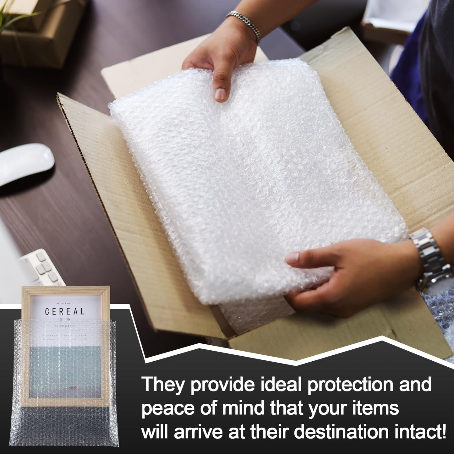 100 Pcs 5 Sizes Bubble Pouches Bags Bubble Bags for Shipping Packing Cushion Wrap Pockets Moving Supplies for Dishes and Glasses, China Cups, Glassware Mugs Packaging(Mixed Size,Clear)