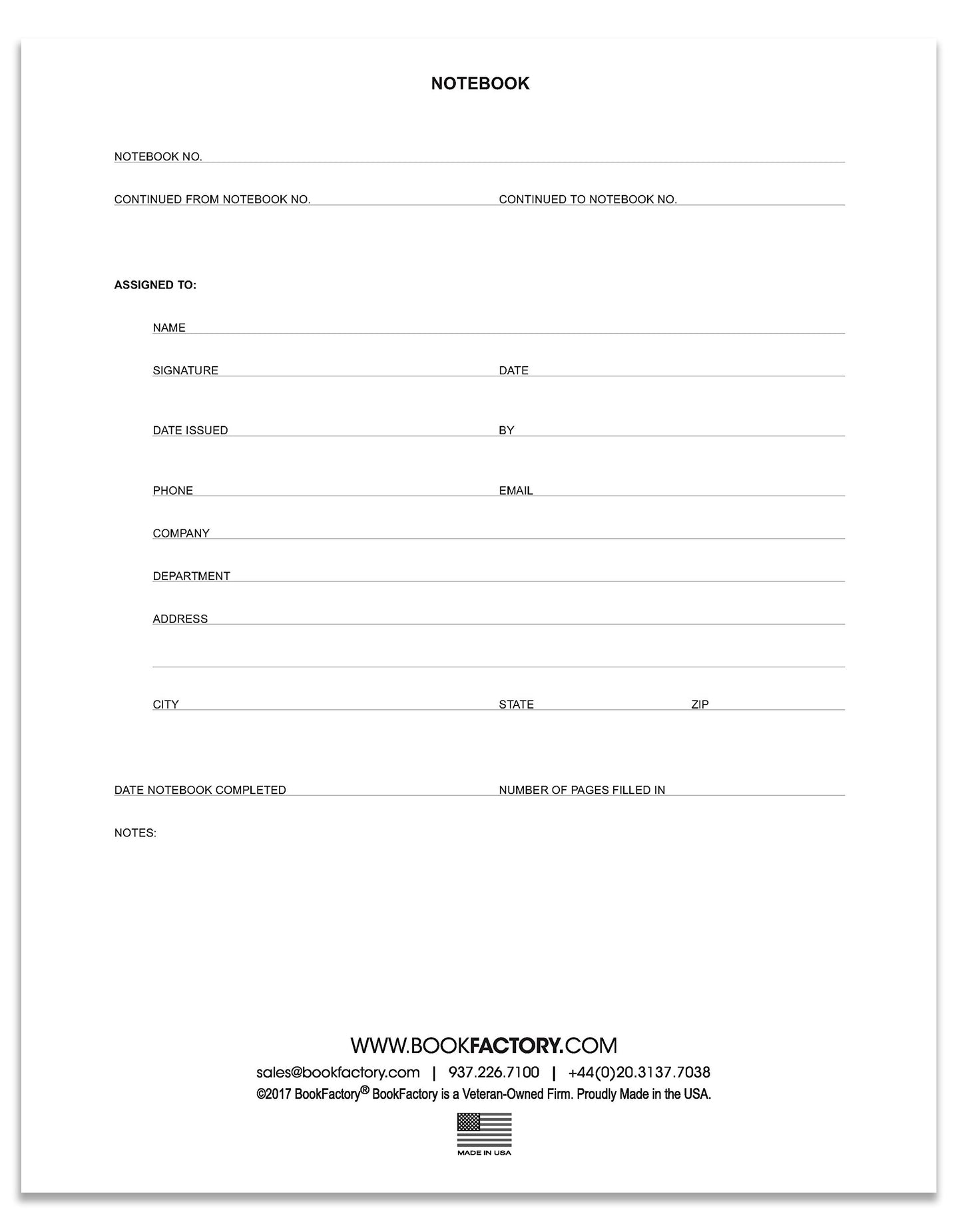 BookFactory Lab Notebook - 168 Pages (.25'' Grid Format), 8 7/8'' x 11 1/4'', Blue Cover, Section Sewn Hardbound Laboratory Notebook (Made in USA)