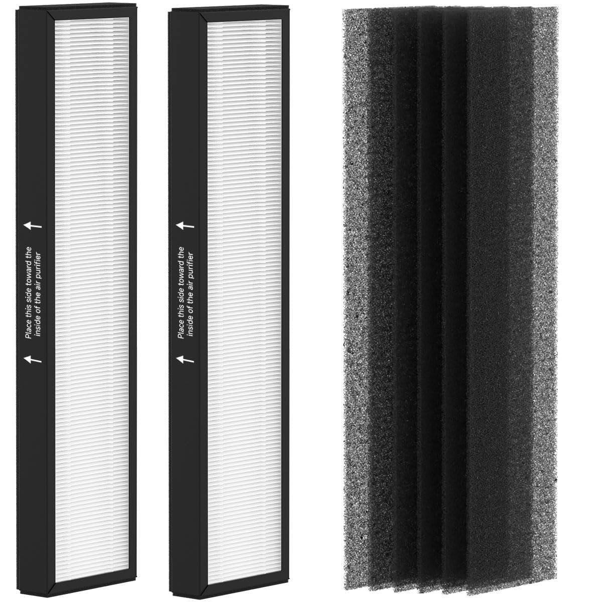 182550 Air Filter Replacement, Compatible with Bionair BAP536UV-U Air Puri fier and Holmes HAP537UV / 2141139 Air Puri fier, 2 Pack